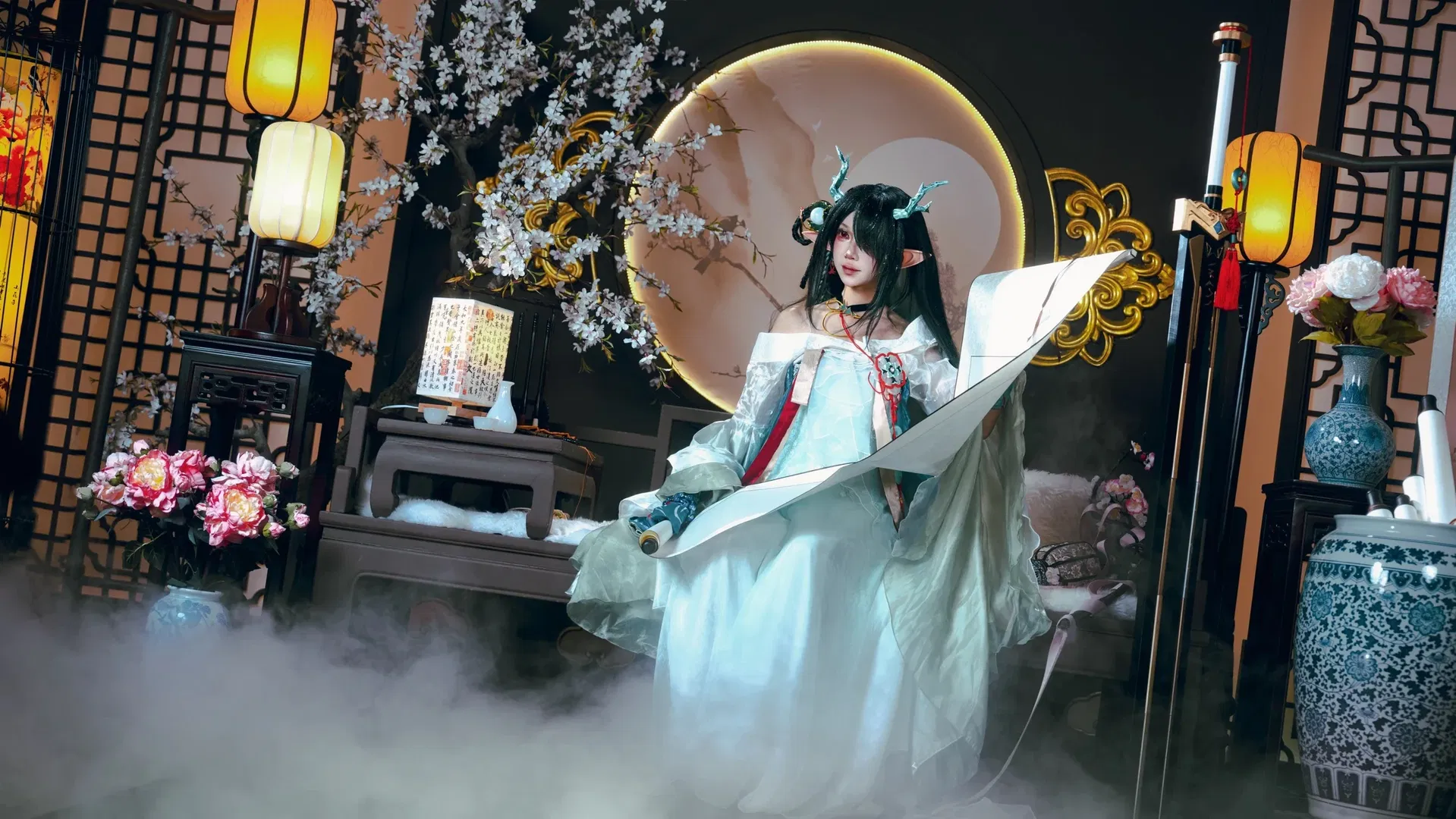 【夕cos】明日方舟青玉硯的國風幻境 - 第 4 張