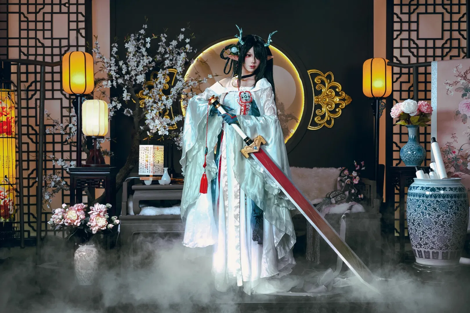 【夕cos】明日方舟青玉硯的國風幻境 - 第 6 張