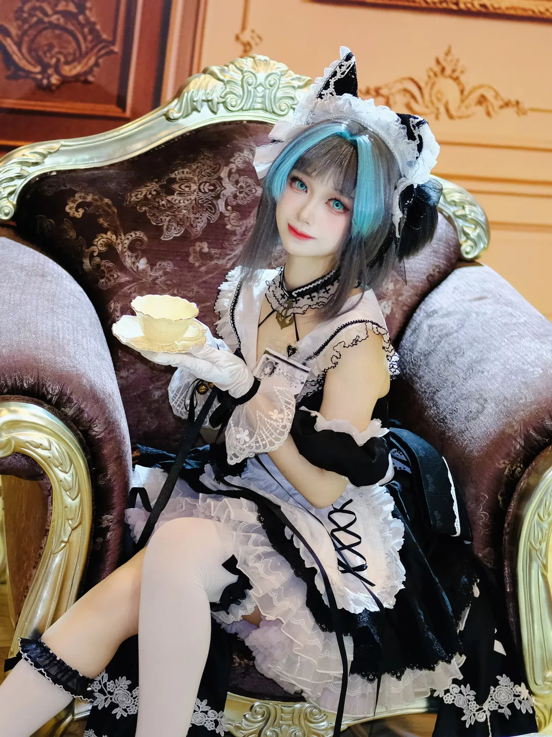 【柴郡cos】碧蓝航线皇家女仆的漫展日常 - 第 1 张