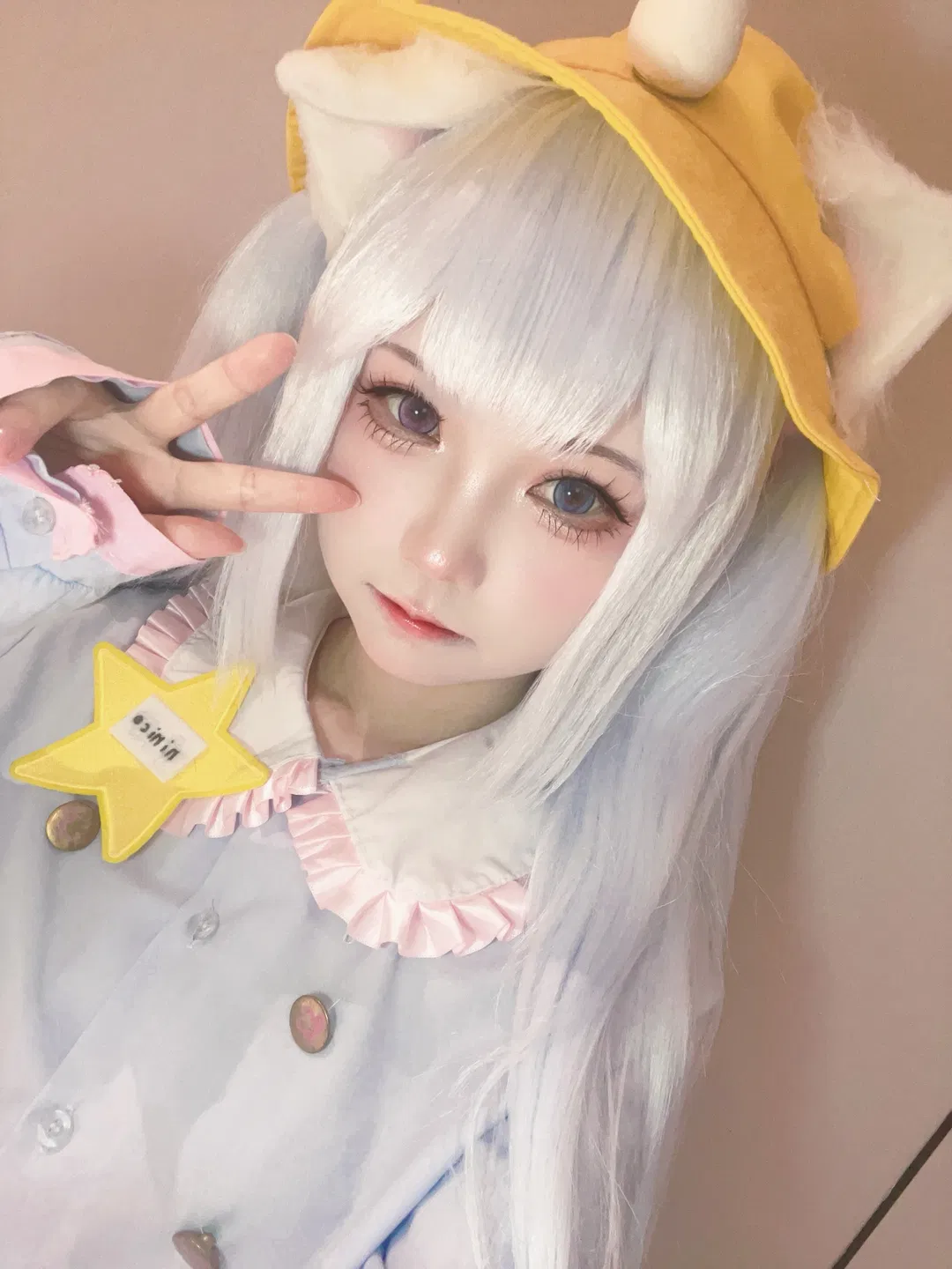 【钉宫妮妮cos】超还原猫娘兽耳装扮降临BW - 第 1 张
