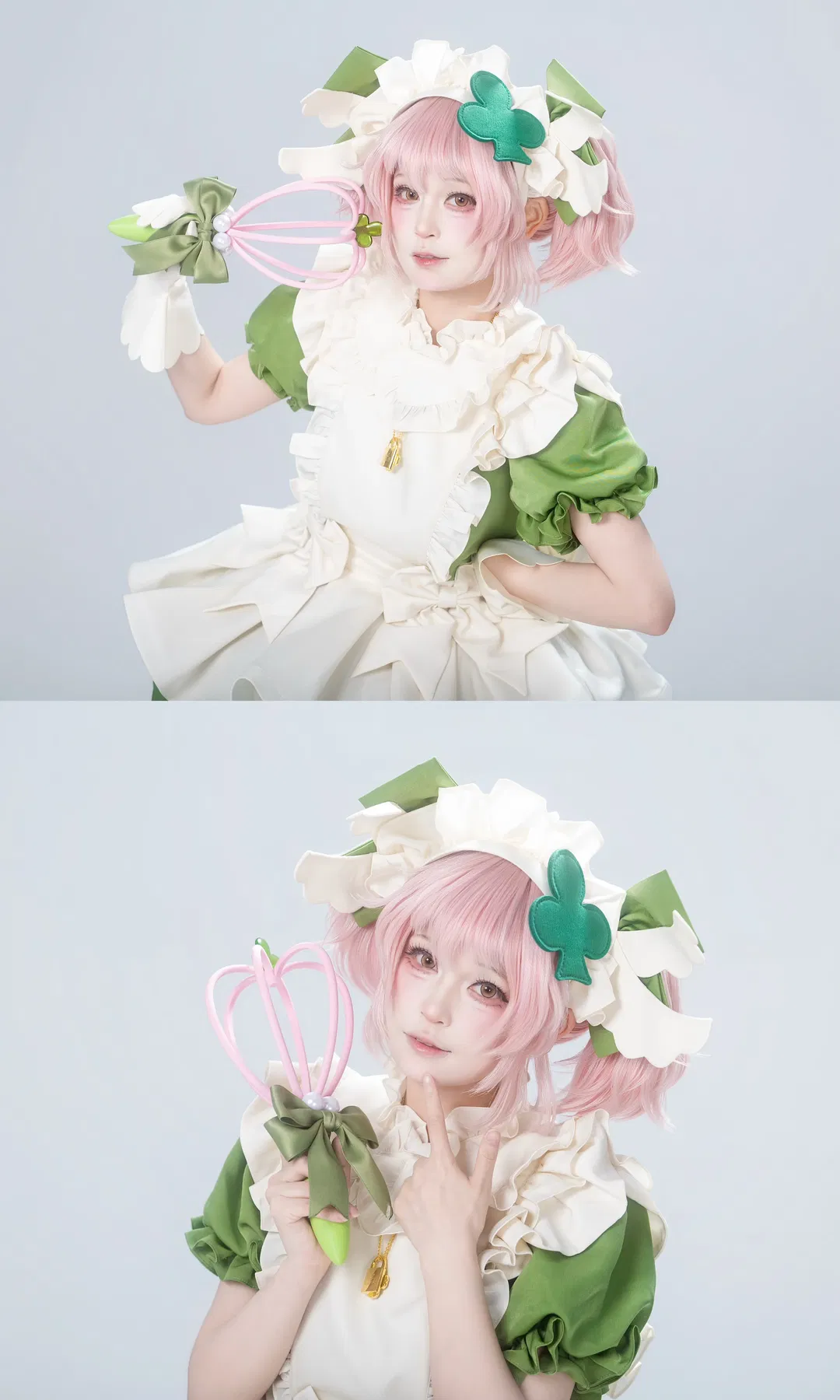 【日奈森亚梦cos】守护甜心梅花亚梦白棚存档 - 第 11 张