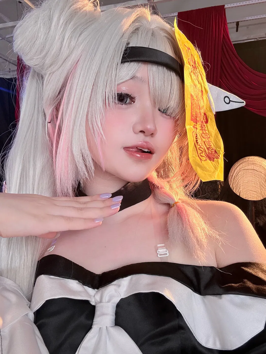 【普拉娜cos】蔚蓝档案普拉娜小僵尸妆造细节 - 第 1 张