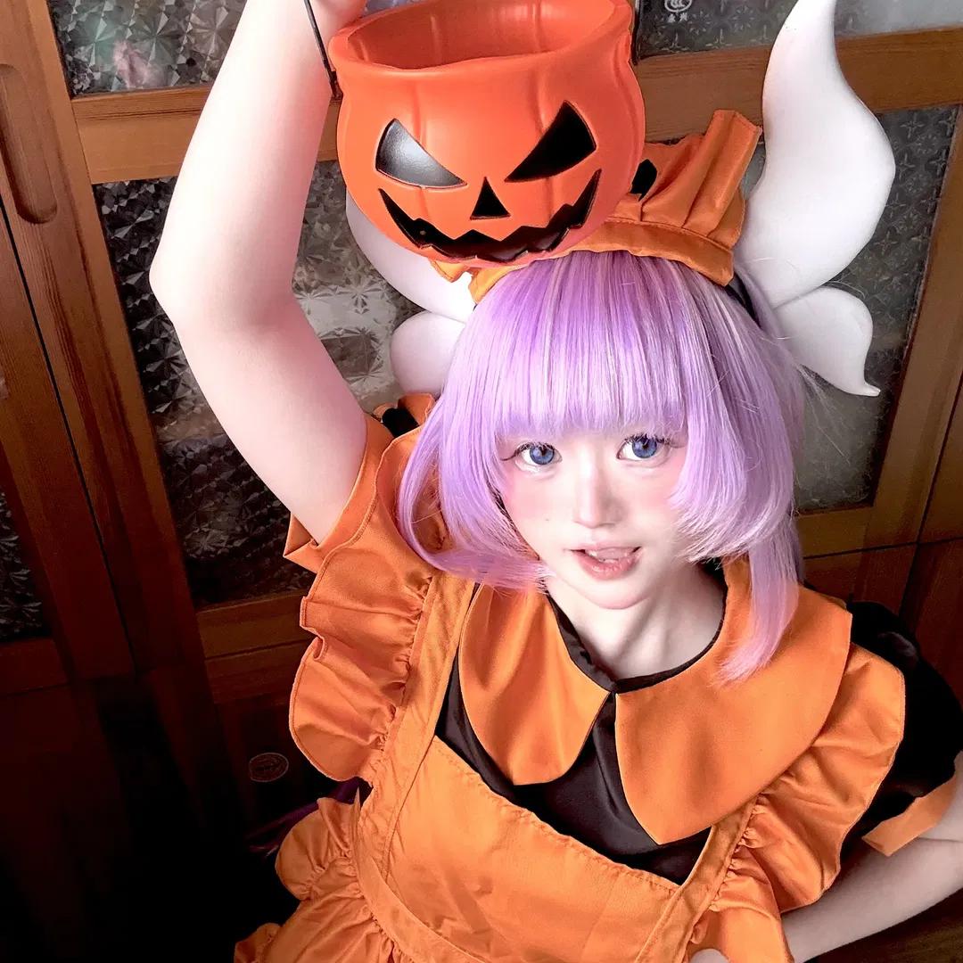 【康娜cos】小林家的龙女仆万圣节造型分享 - 第 1 张