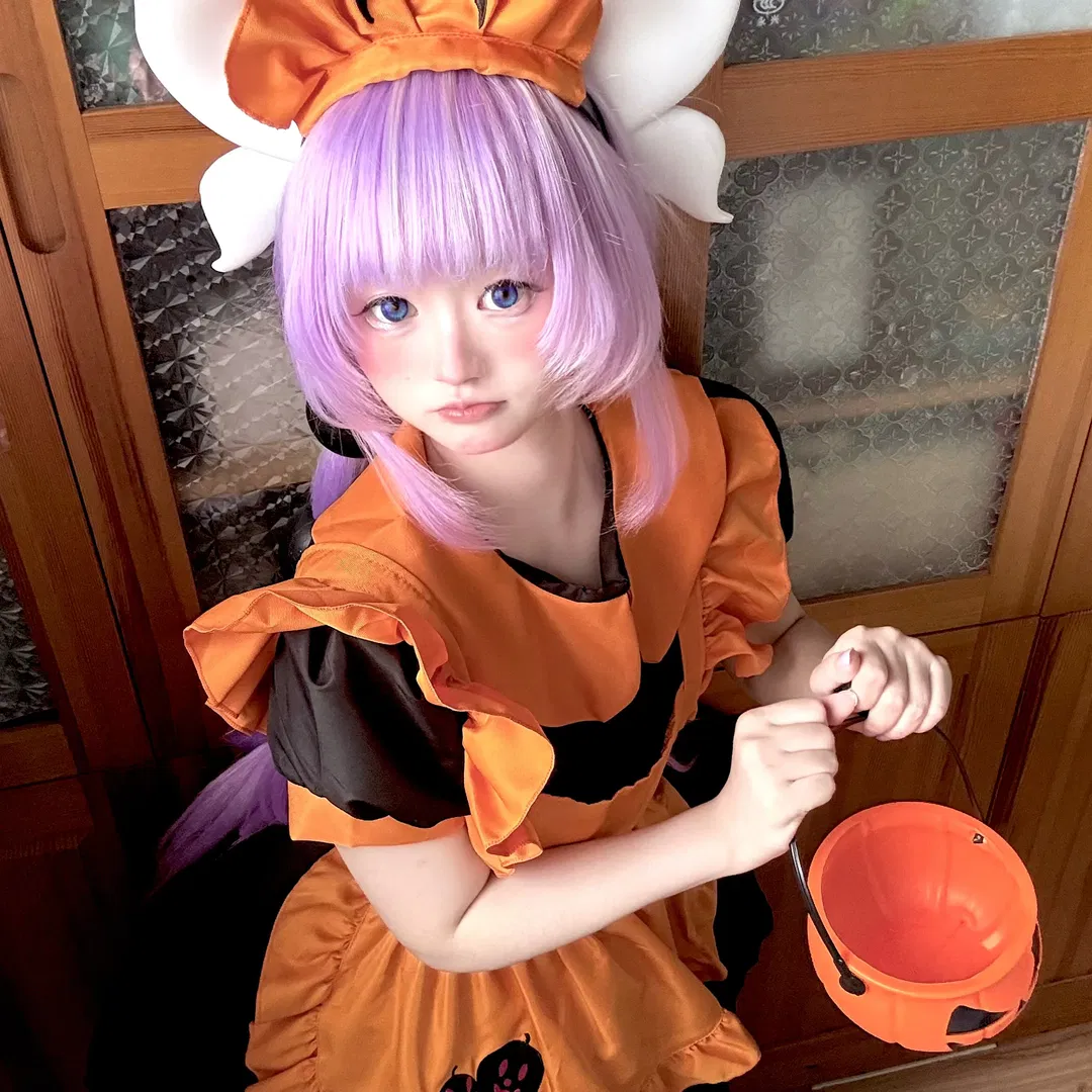 【康娜cos】小林家的龙女仆万圣节造型分享 - 第 4 张