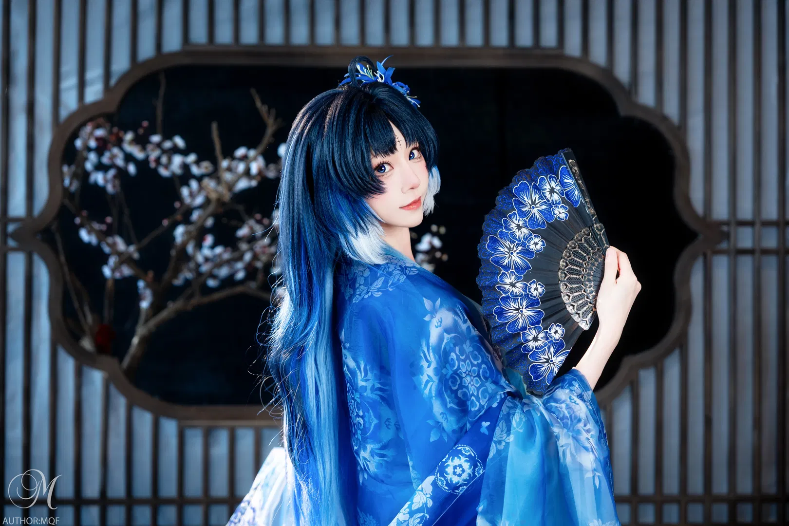 【秧秧cos】鸣潮中那一抹清新的国风幽蓝 - 第 2 张