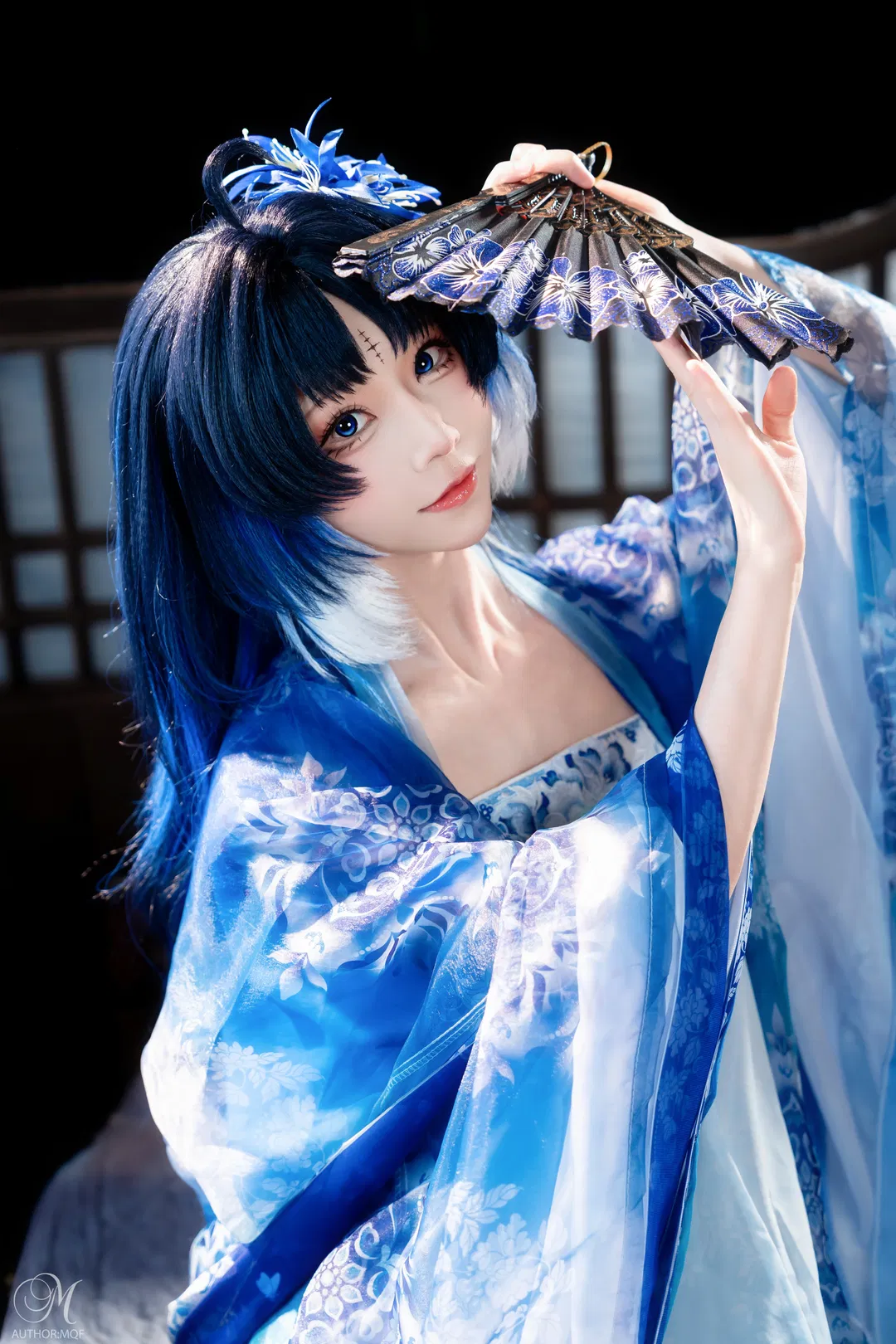 【秧秧cos】鸣潮中那一抹清新的国风幽蓝 - 第 3 张