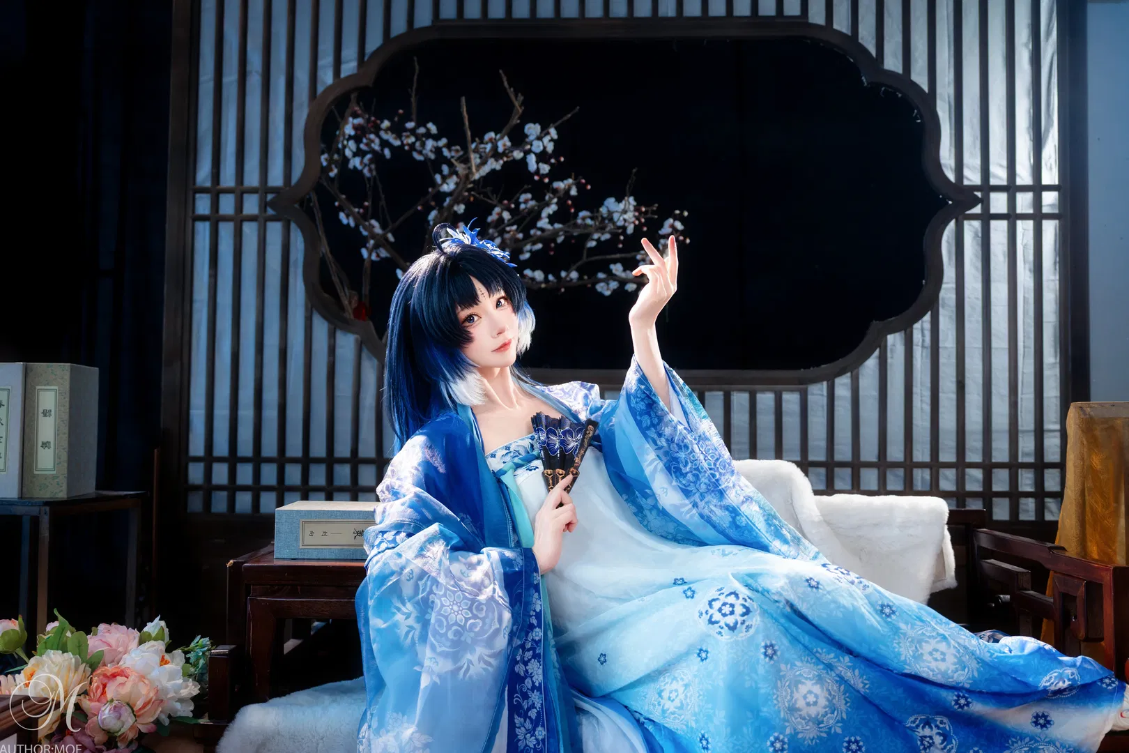 【秧秧cos】鸣潮中那一抹清新的国风幽蓝 - 第 4 张