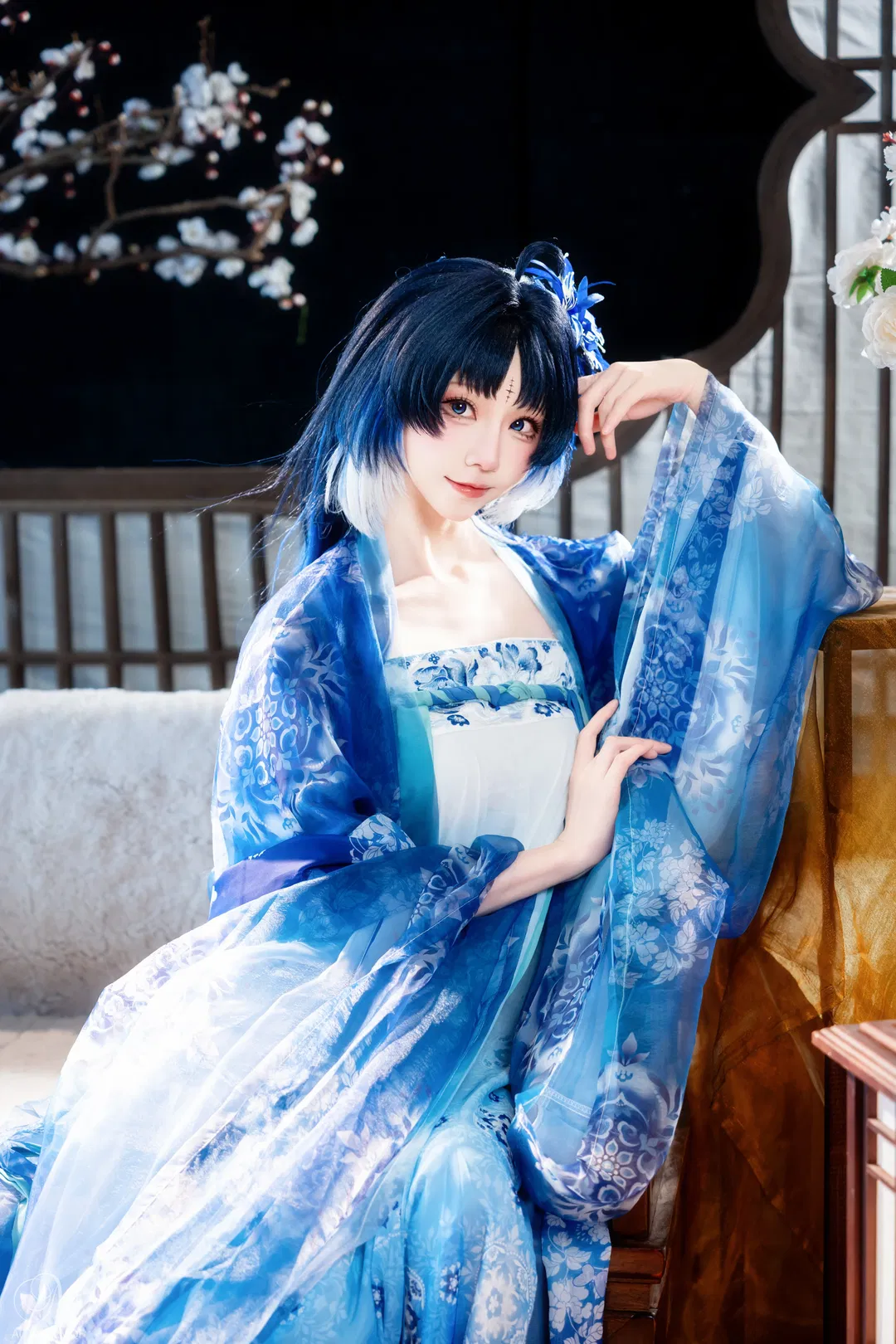【秧秧cos】鳴潮中那一抹清新的國風幽藍