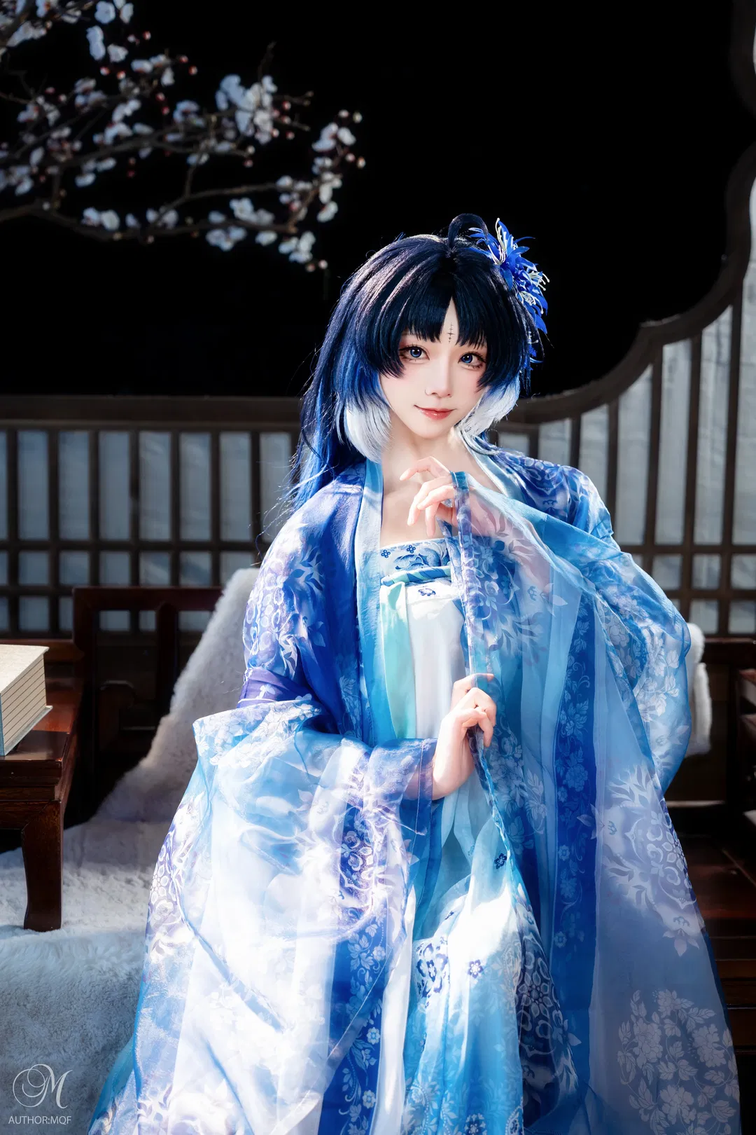 【秧秧cos】鸣潮中那一抹清新的国风幽蓝 - 第 7 张