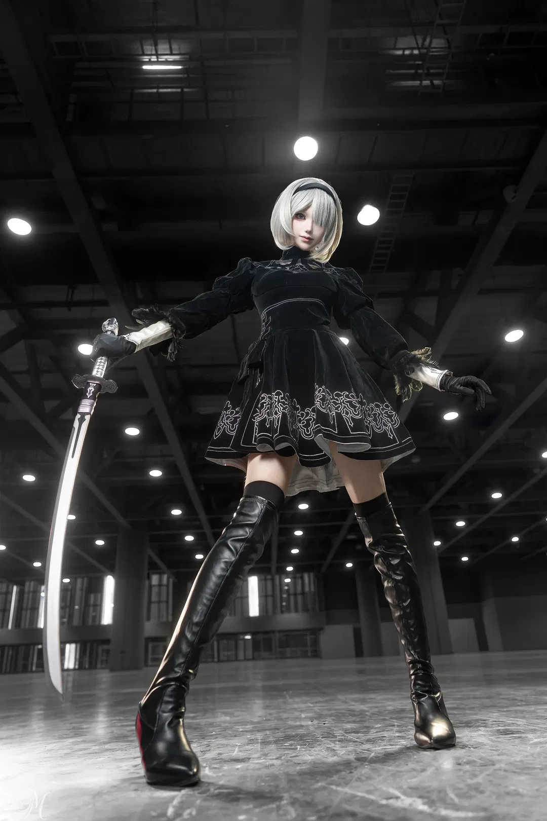 【2bcos】尼爾機械紀元螢火蟲漫展場照，低角度視角下的實戰演練 - 第 3 張