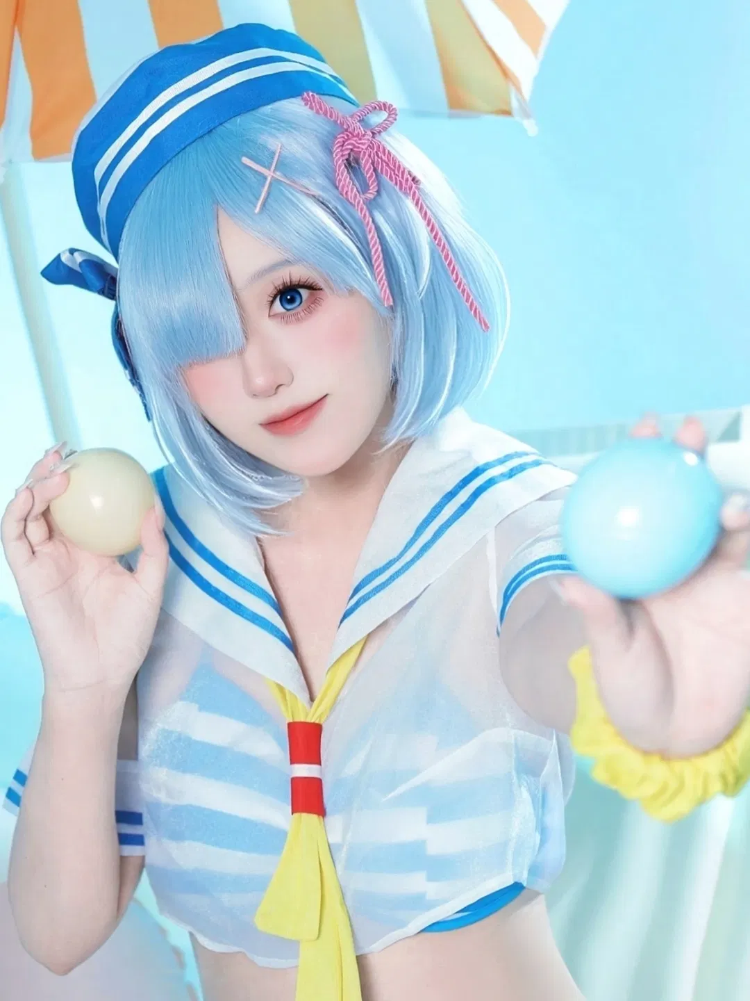 [Rem cosplay] Re:ZERO -Starting Life in Another World- Sea Salt Sailor Summer Limited Edition - Image 2