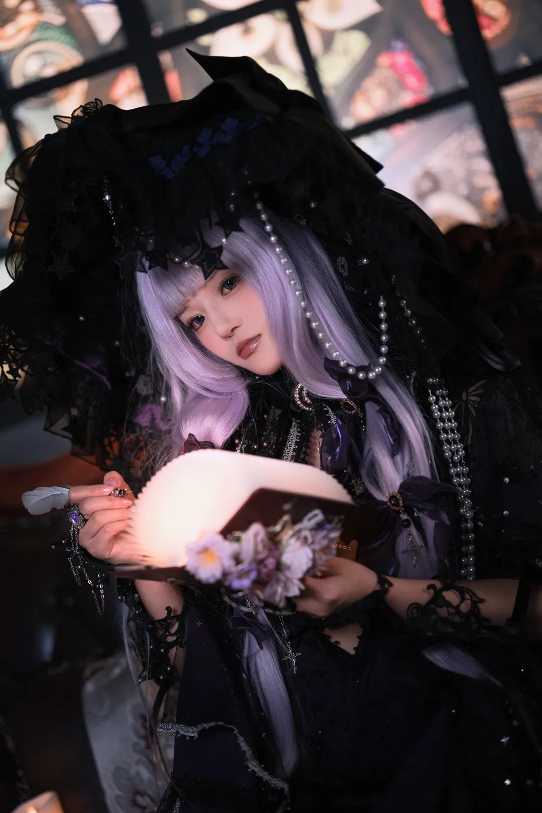 【帕秋莉cos】东方project 哥特图书馆里的暗黑魔法使 - 第 3 张