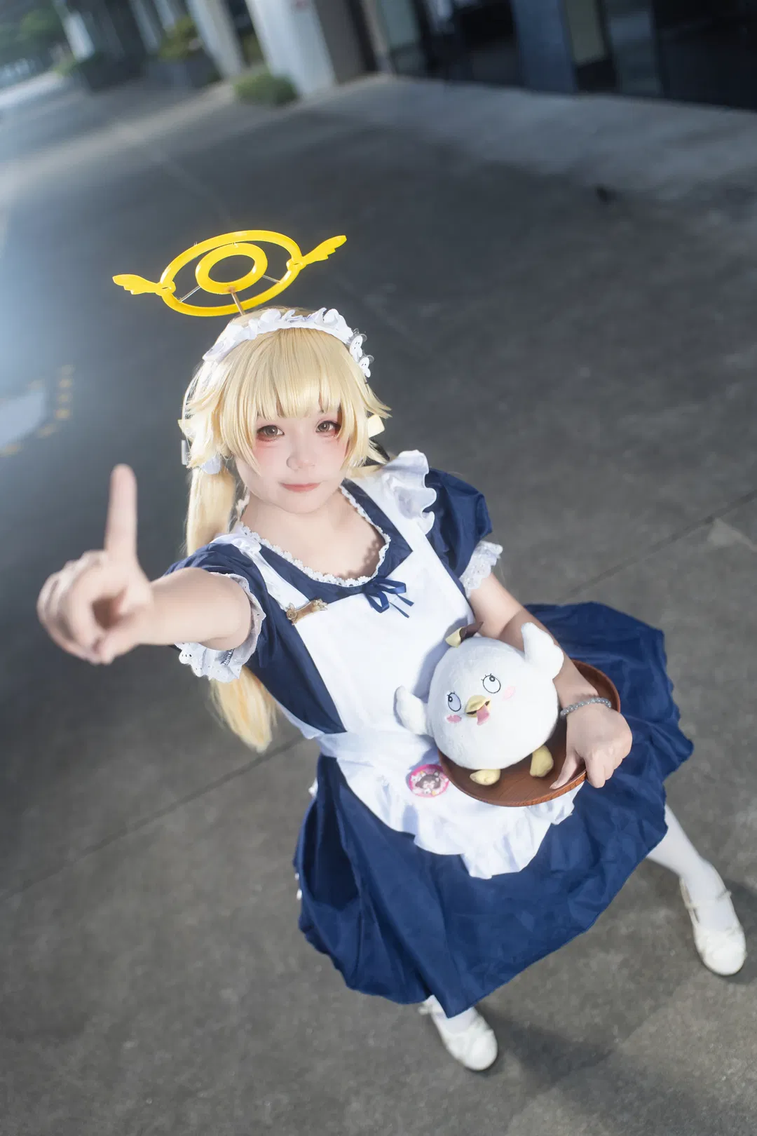 【日富美cos】蔚蓝档案天使女仆私设的漫展记录 - 第 1 张