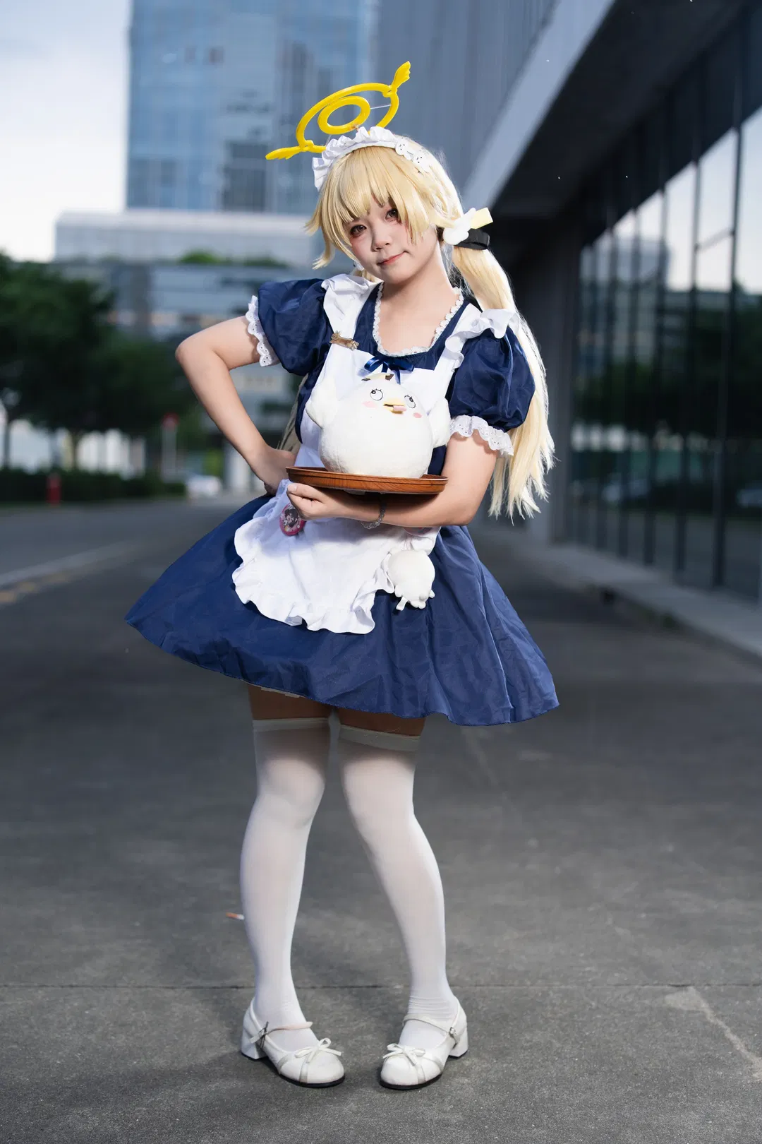 【日富美cos】蔚蓝档案天使女仆私设的漫展记录 - 第 5 张