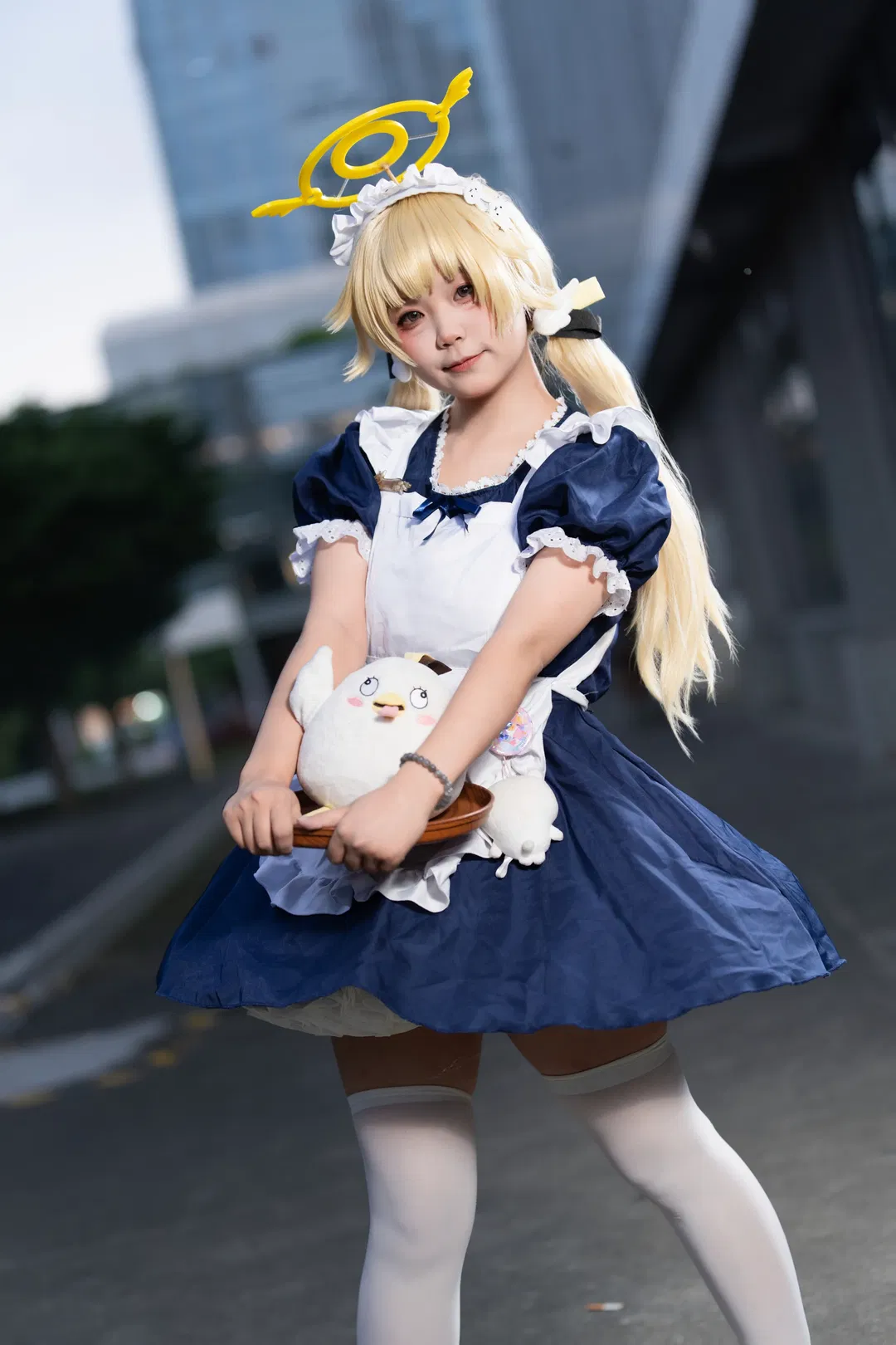 【日富美cos】蔚蓝档案天使女仆私设的漫展记录 - 第 6 张
