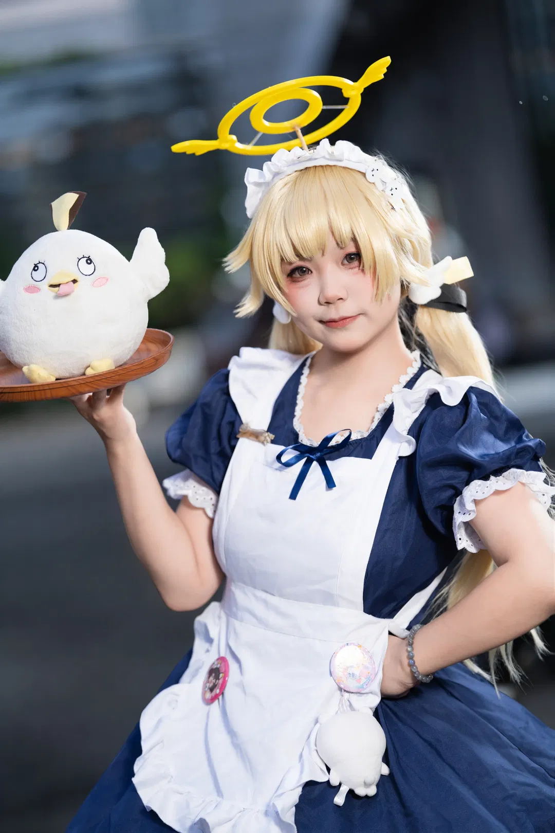 【日富美cos】蔚蓝档案天使女仆私设的漫展记录 - 第 7 张