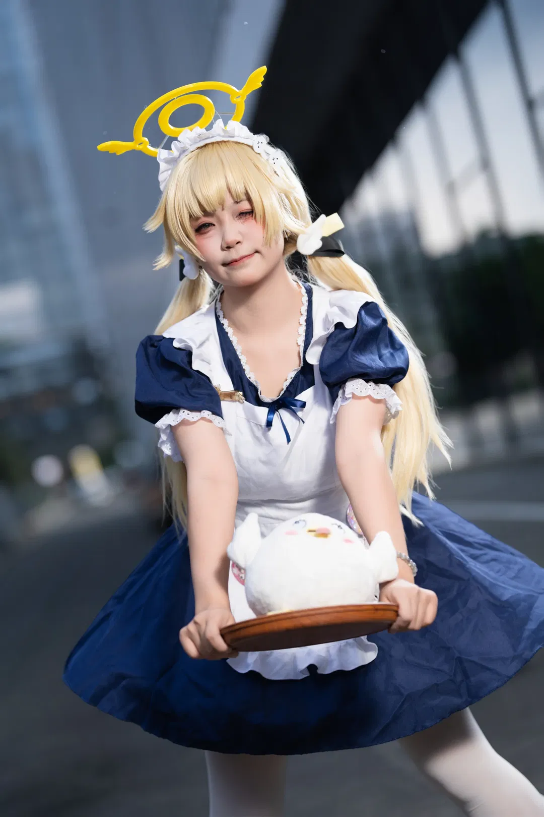【日富美cos】蔚蓝档案天使女仆私设的漫展记录 - 第 8 张