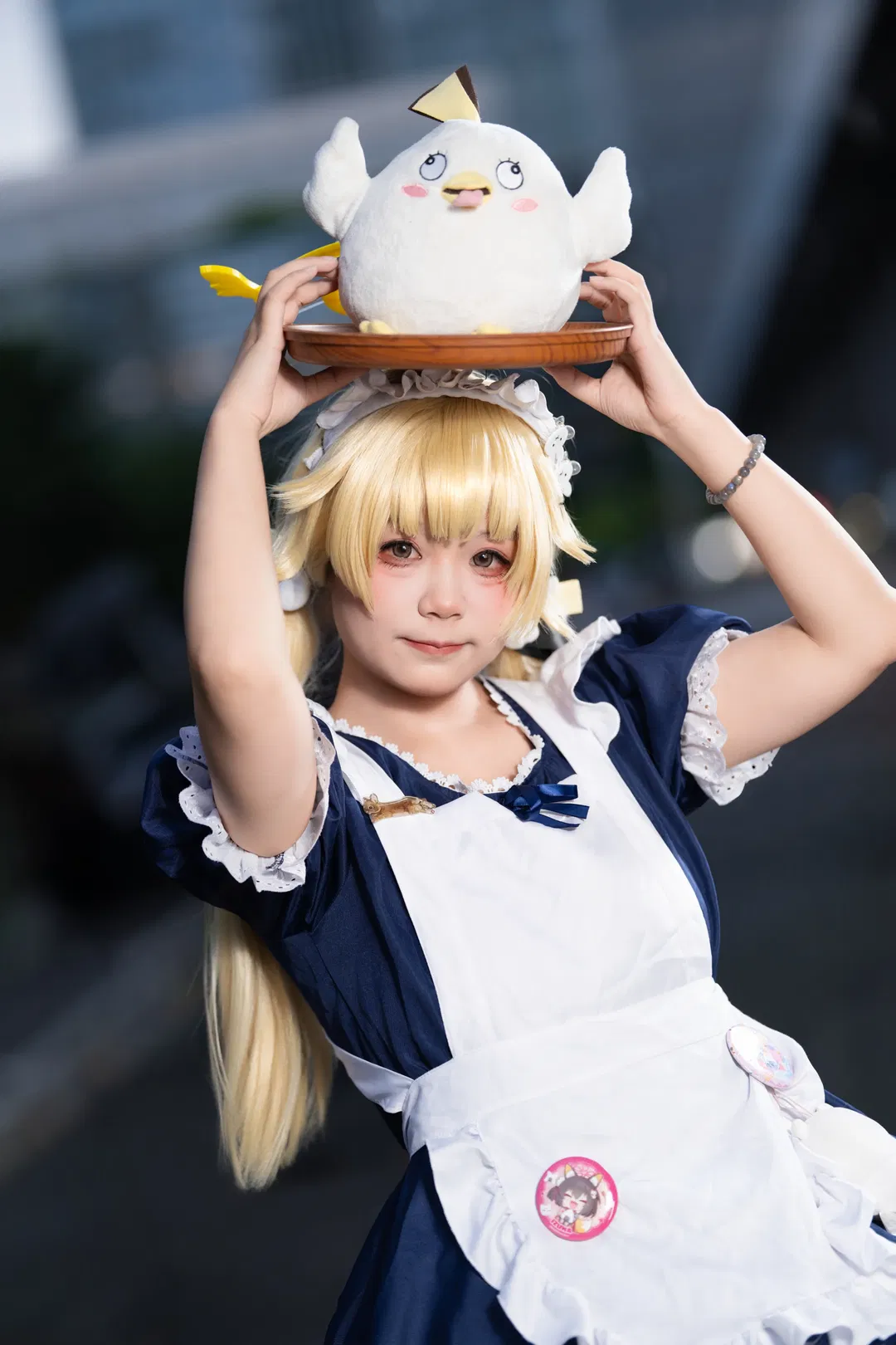 【日富美cos】蔚蓝档案天使女仆私设的漫展记录 - 第 9 张
