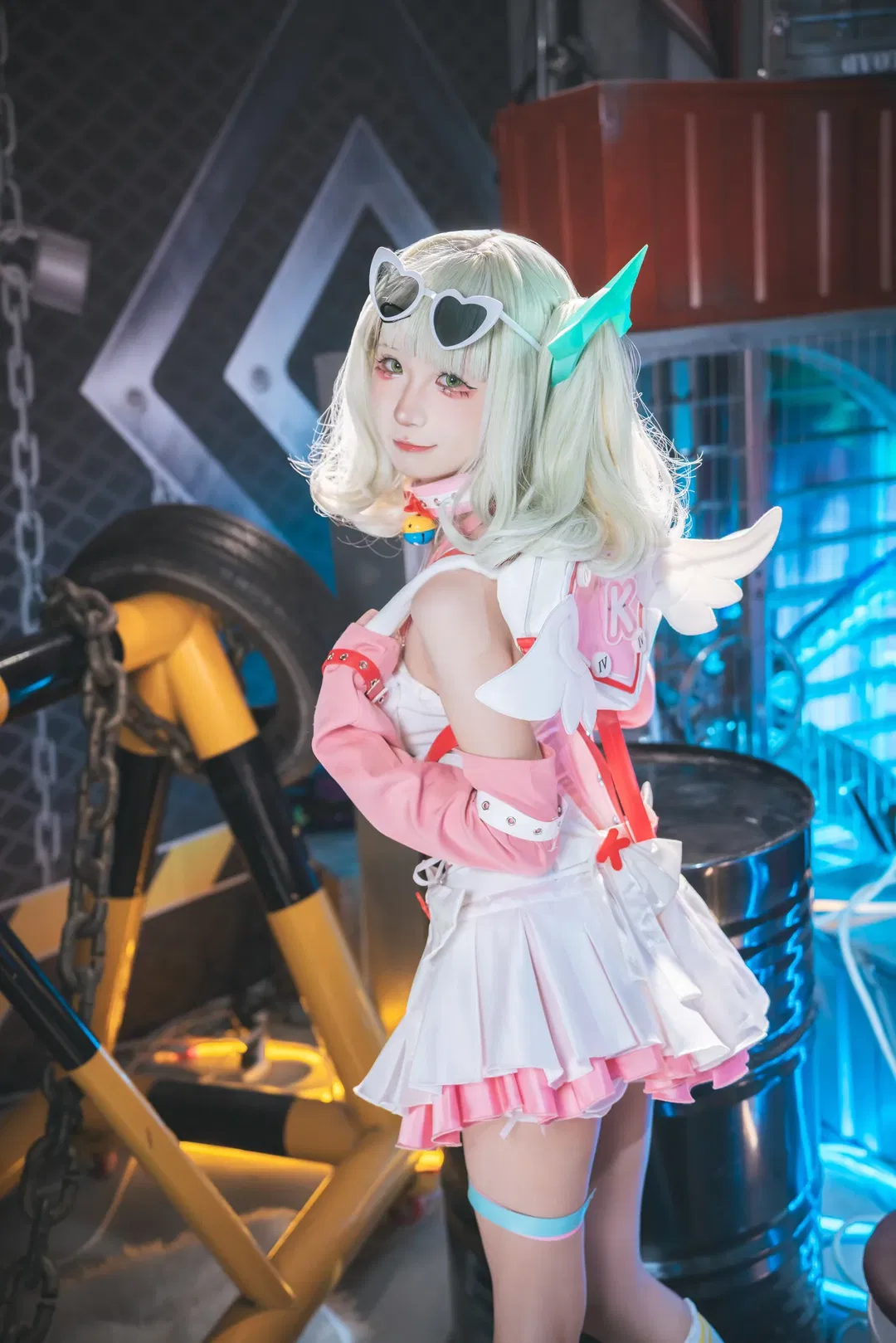 【千夏cos】绝区零的粉白机能风棚拍记录 - 第 7 张