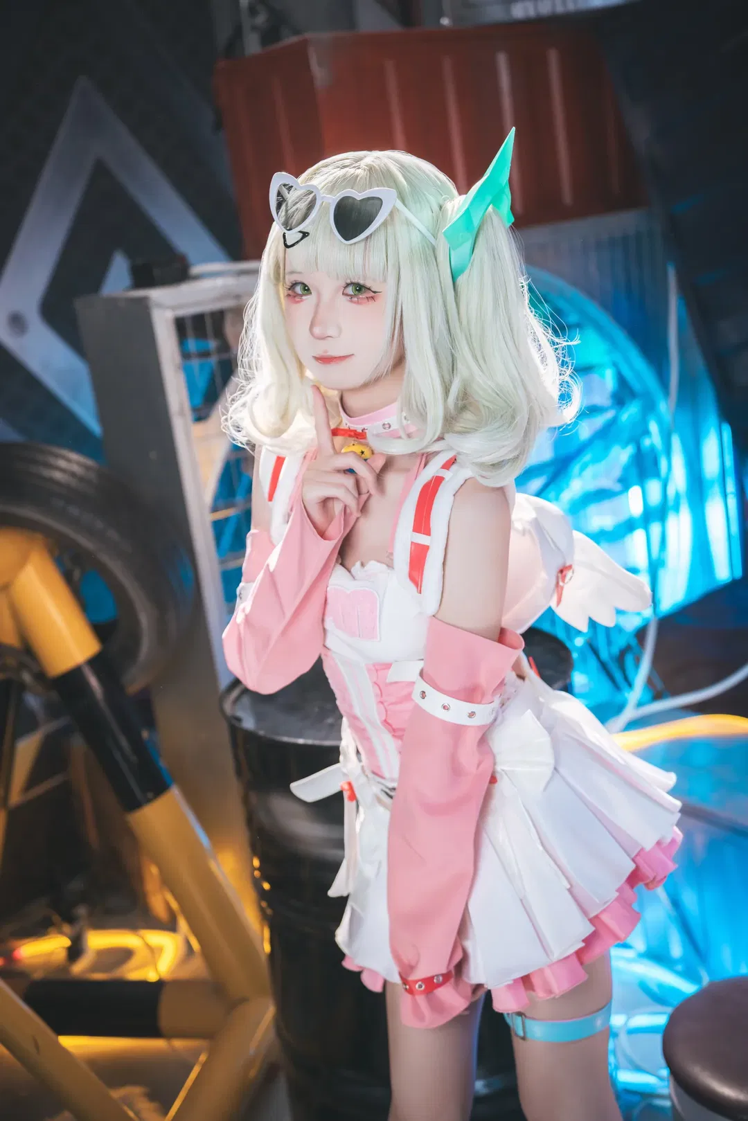 【千夏cos】绝区零的粉白机能风棚拍记录 - 第 8 张