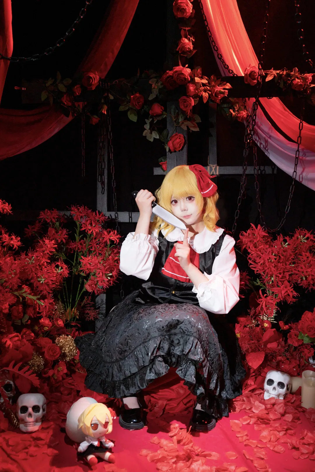 【露米婭cos】東方project暗黑哥特風正片 - 第 1 張