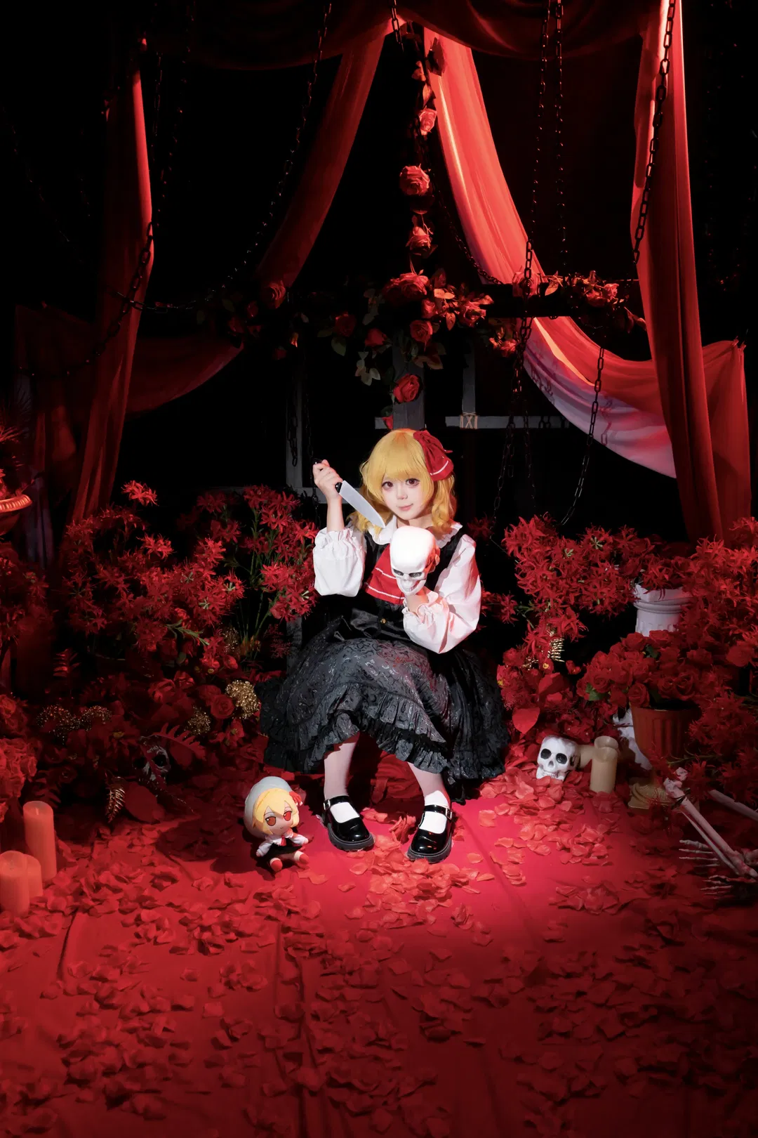 【露米婭cos】東方project暗黑哥特風正片 - 第 2 張