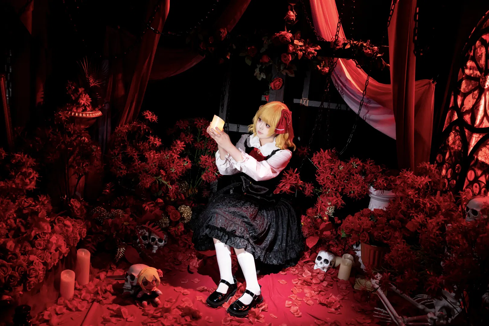 【露米婭cos】東方project暗黑哥特風正片 - 第 3 張