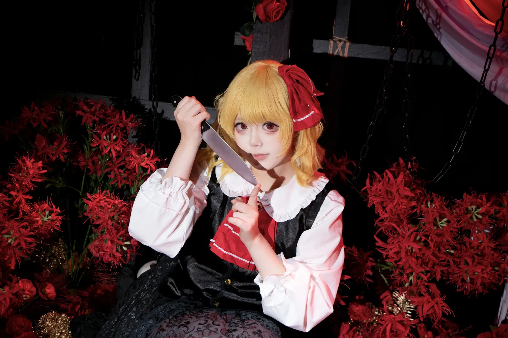 【露米婭cos】東方project暗黑哥特風正片 - 第 4 張