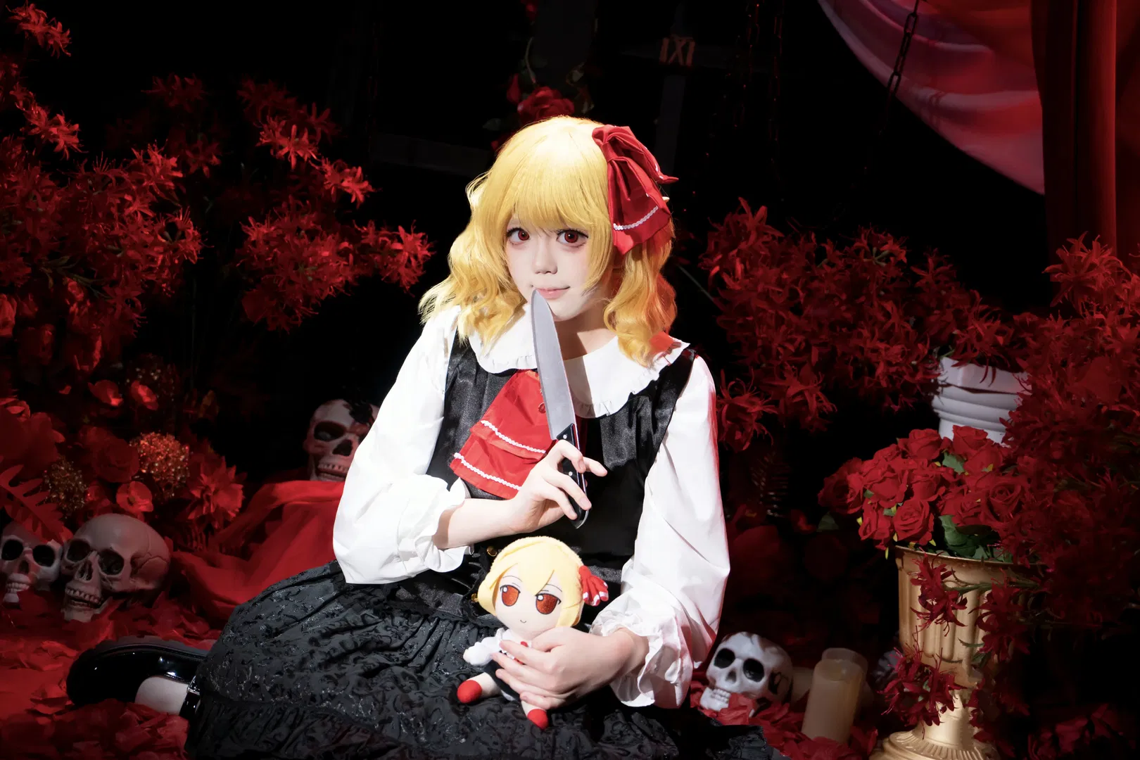 【露米婭cos】東方project暗黑哥特風正片 - 第 5 張