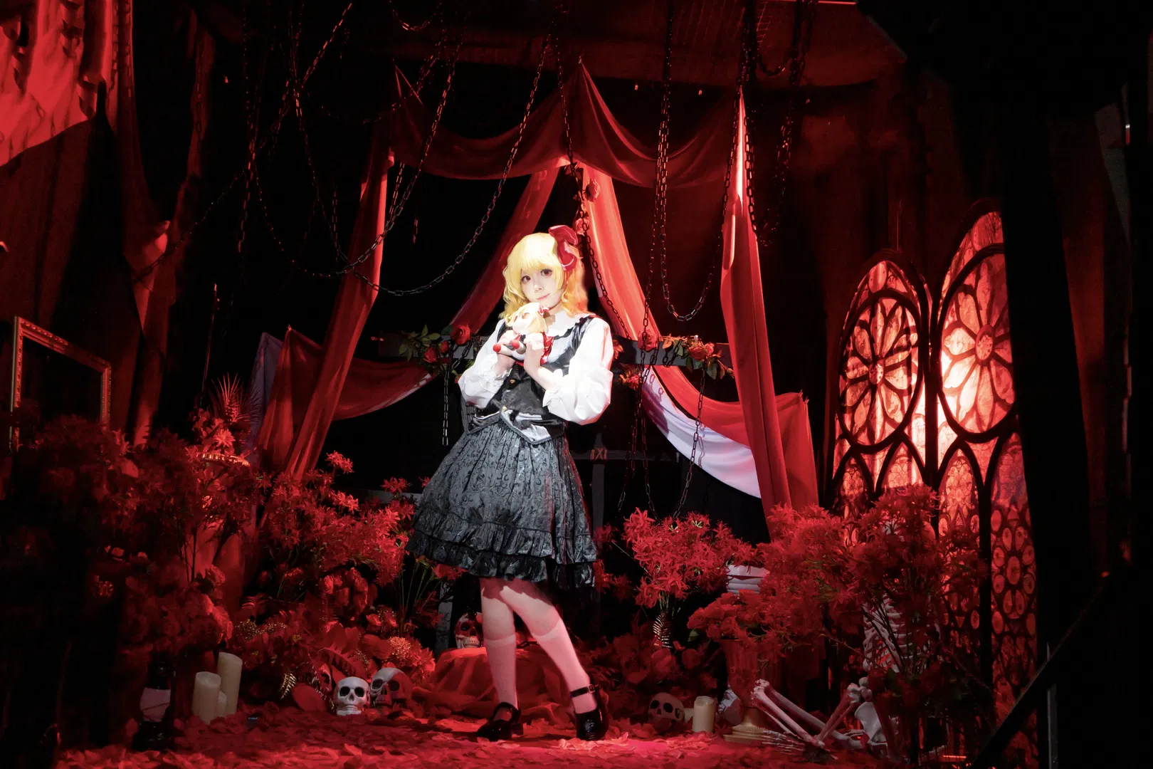 【露米婭cos】東方project暗黑哥特風正片 - 第 2 張