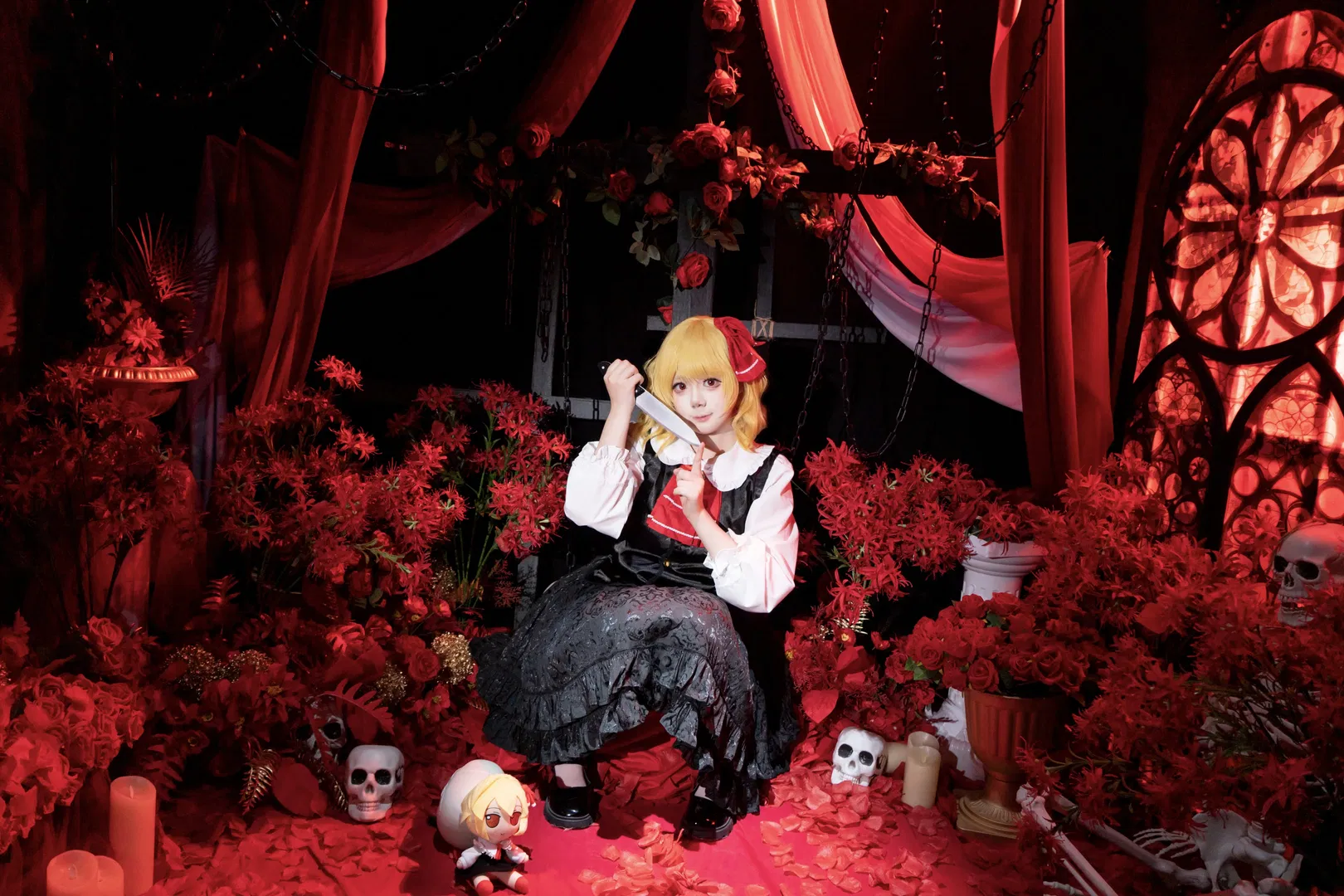 【露米婭cos】東方project暗黑哥特風正片 - 第 5 張
