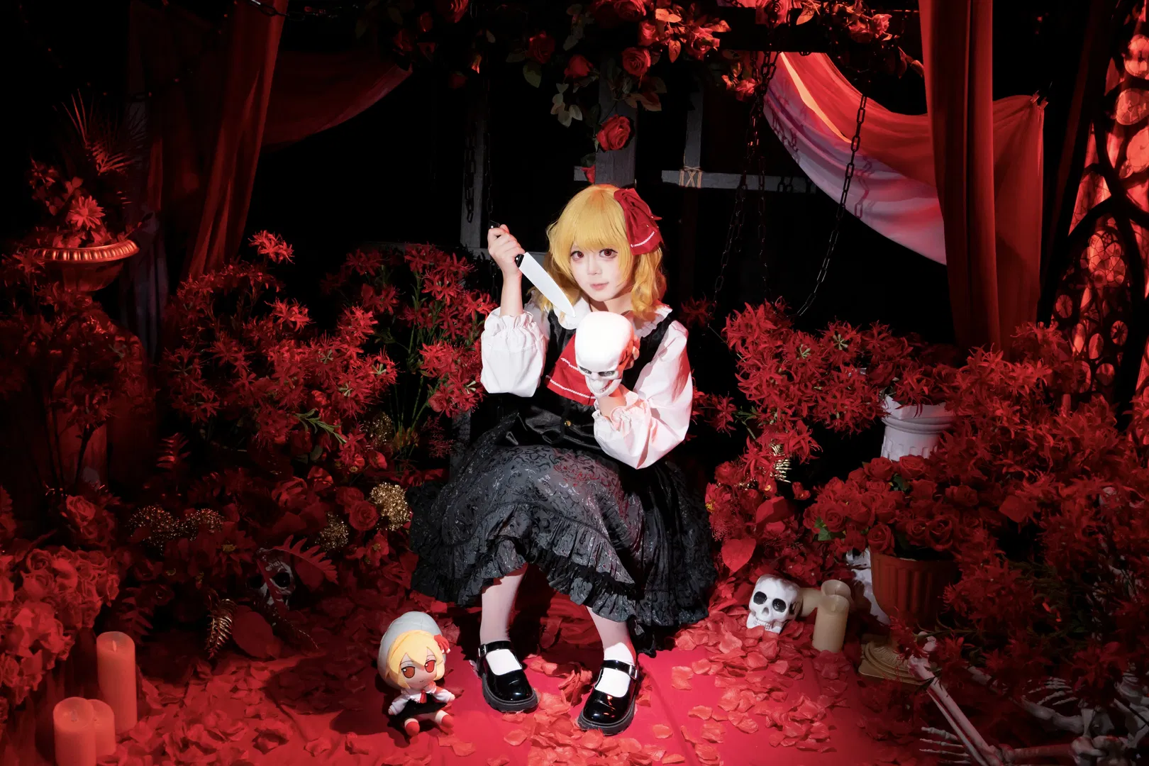 【露米婭cos】東方project暗黑哥特風正片 - 第 6 張