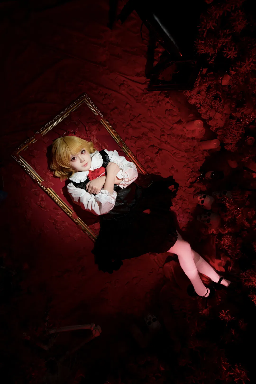 【露米婭cos】東方Project暗黑玫瑰棚拍，可可愛愛消防斧 - 第 2 張