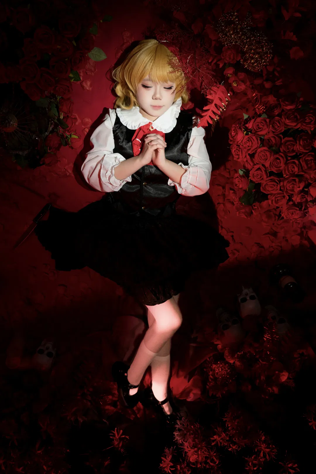 【露米婭cos】東方Project暗黑玫瑰棚拍，可可愛愛消防斧 - 第 6 張