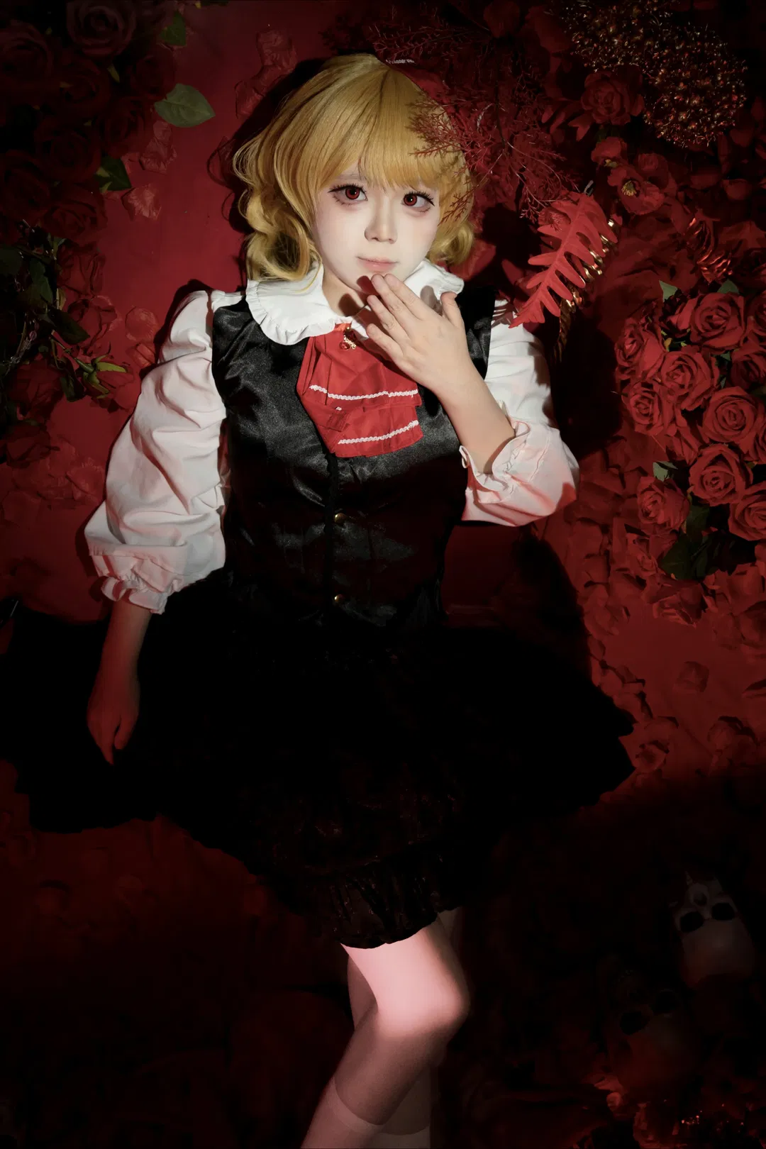 【露米婭cos】東方Project暗黑玫瑰棚拍，可可愛愛消防斧 - 第 7 張
