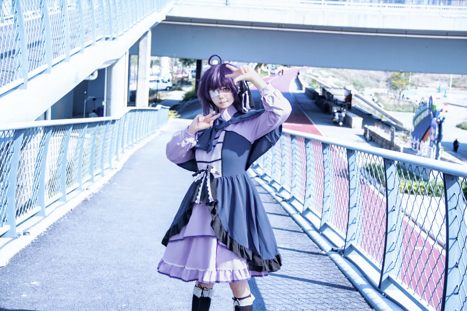 【小鳥遊六花cos】中二病也要談戀愛，邪王真眼外景活力呈現 - 第 4 張