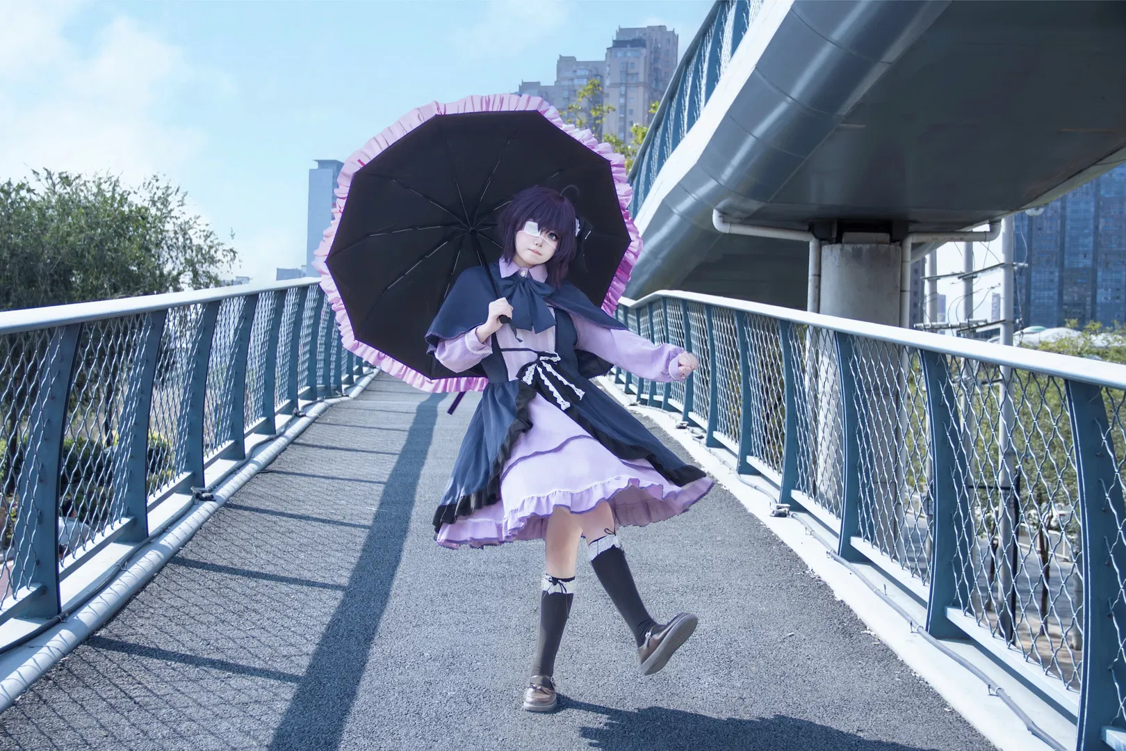 【小鳥遊六花cos】中二病也要談戀愛，邪王真眼外景活力呈現 - 第 5 張