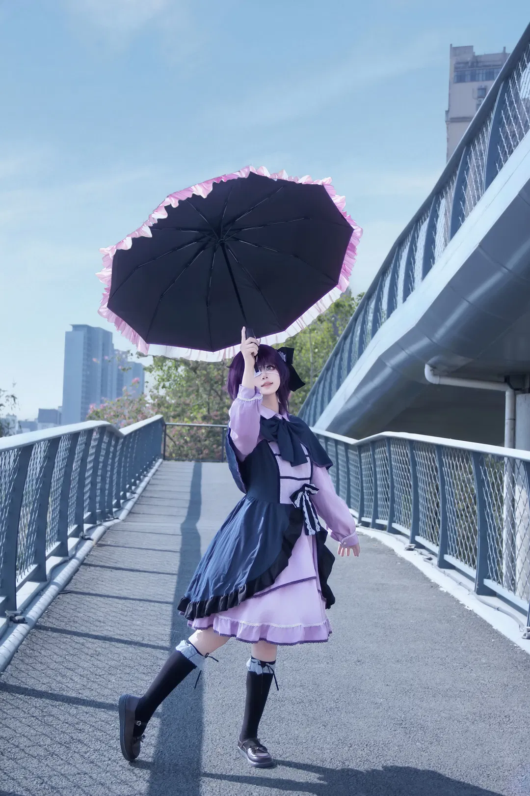 【小鳥遊六花cos】中二病也要談戀愛，邪王真眼外景活力呈現 - 第 8 張