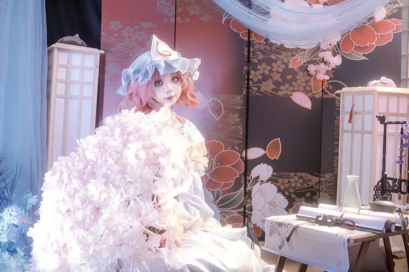 【西行寺幽幽子cos】东方project的粉色梦境 - 第 4 张