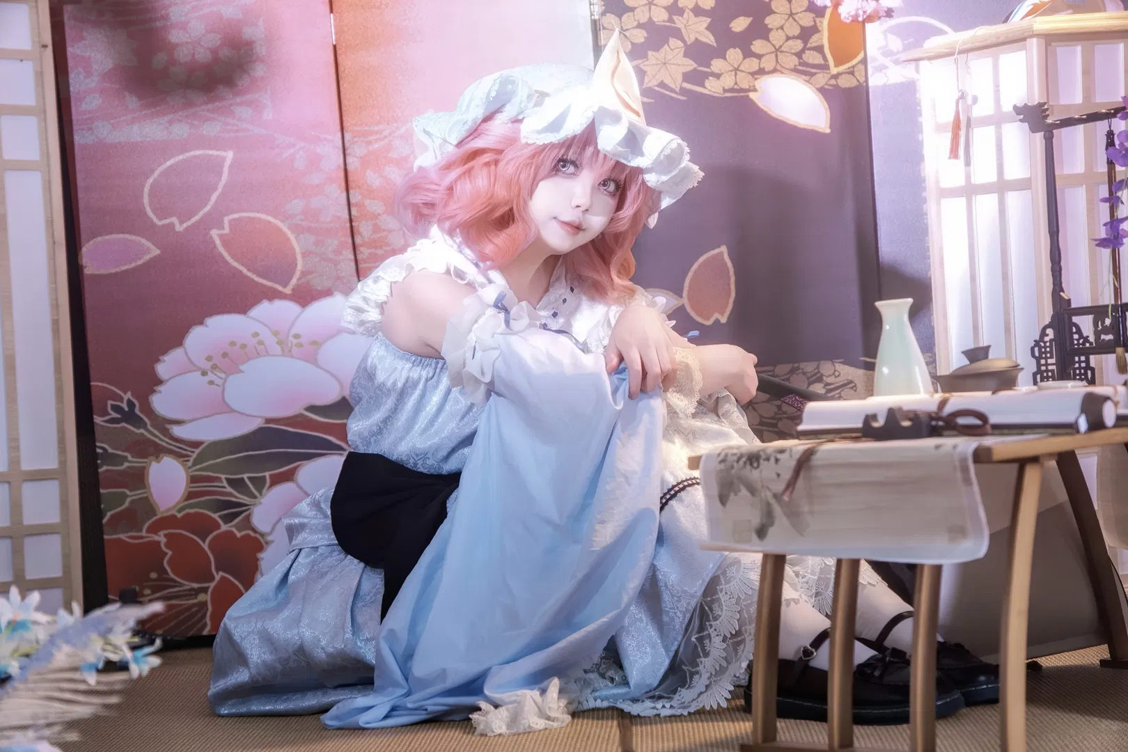 【西行寺幽幽子cos】东方project的粉色梦境 - 第 6 张