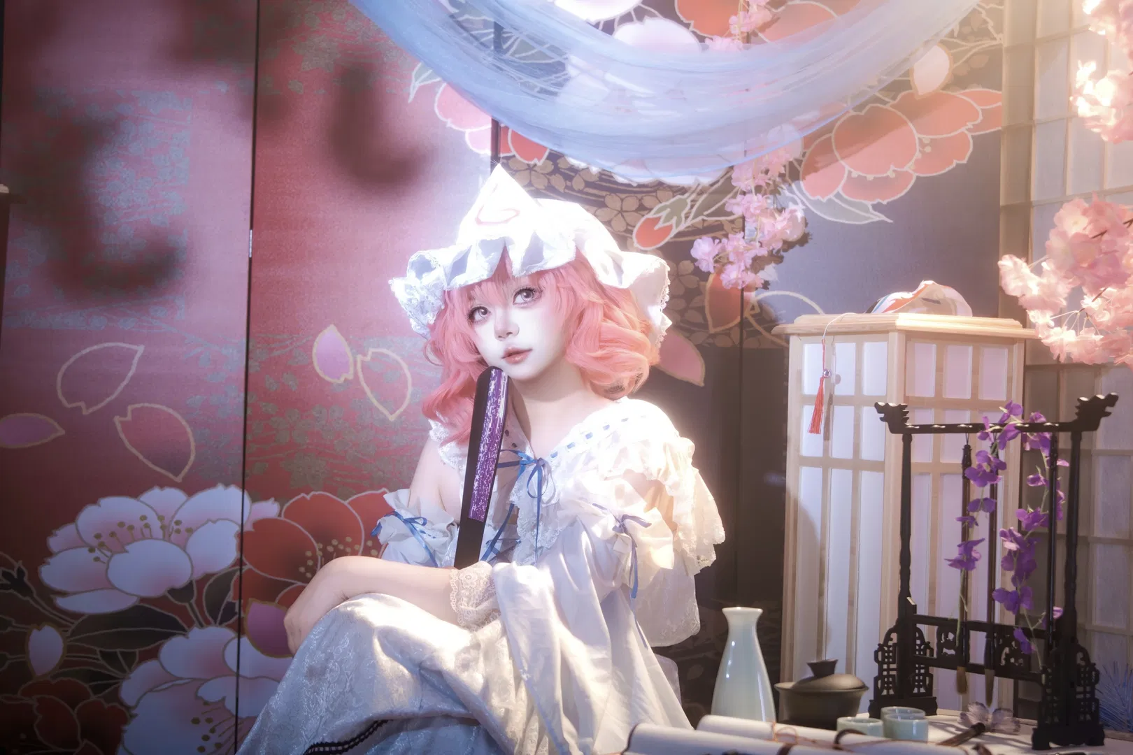 【西行寺幽幽子cos】东方Project和风场景还原 - 第 4 张