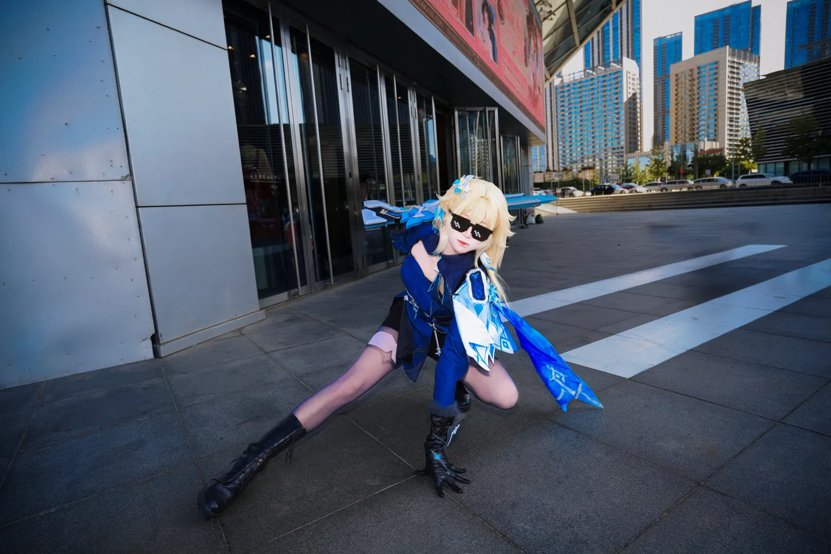 【熒cos】原神至冬風格，手持巨劍的高冷戰鬥少女 - 第 6 張