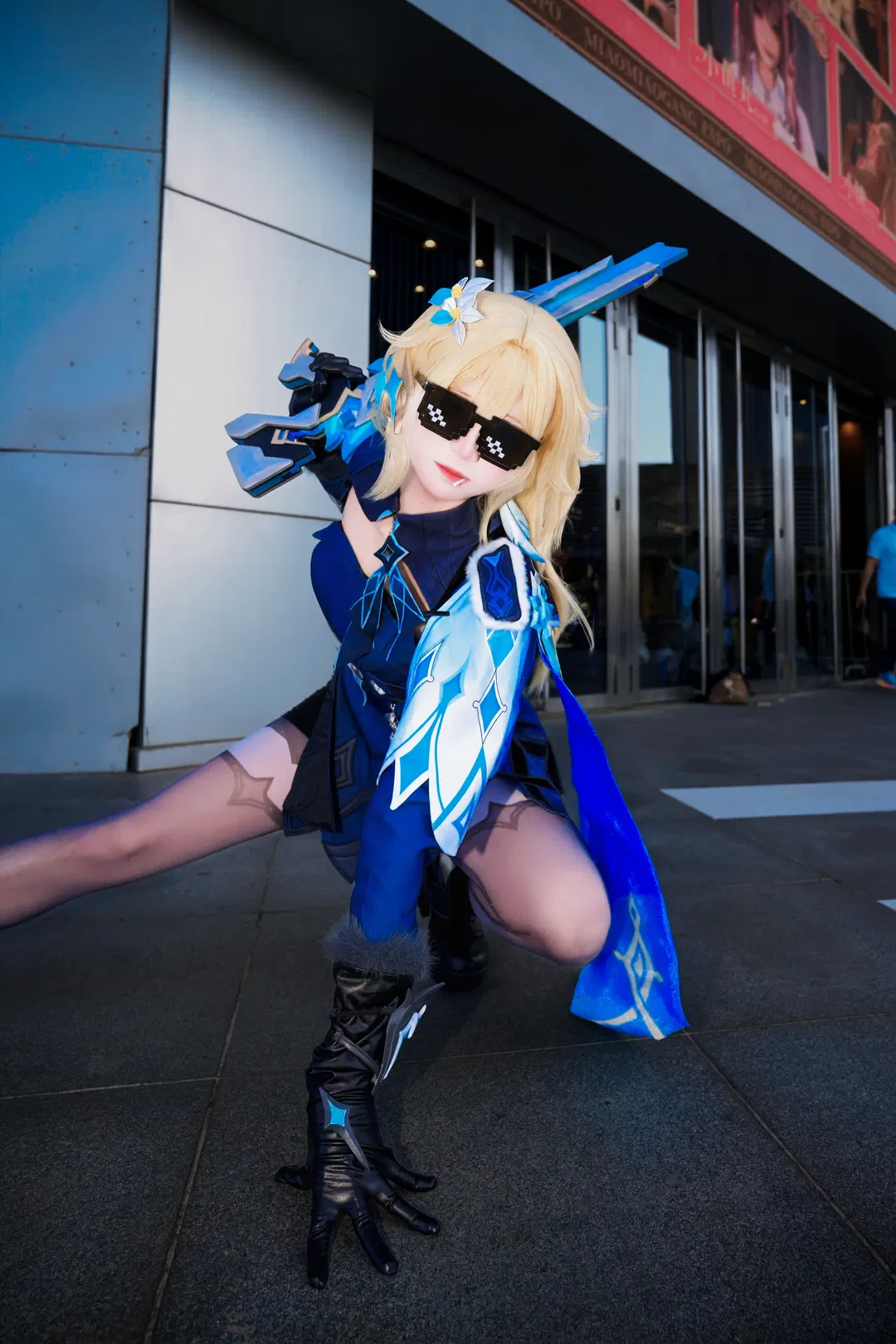 【熒cos】原神至冬風格，手持巨劍的高冷戰鬥少女 - 第 7 張