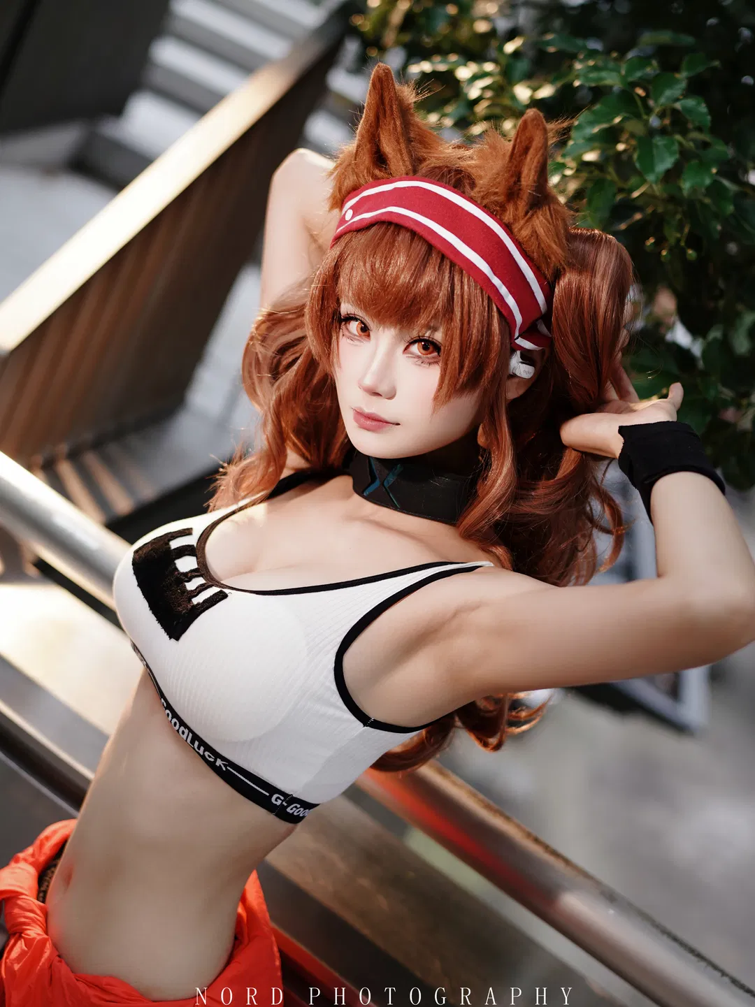 【安洁莉娜cos】明日方舟信使的城市驿站午后 - 第 3 张