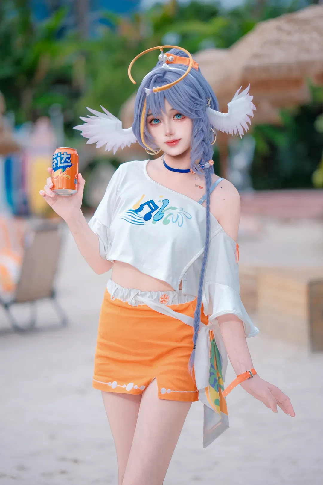 【知更鸟cos】崩坏星穹铁道 夏日海滩的清凉元气 - 第 2 张