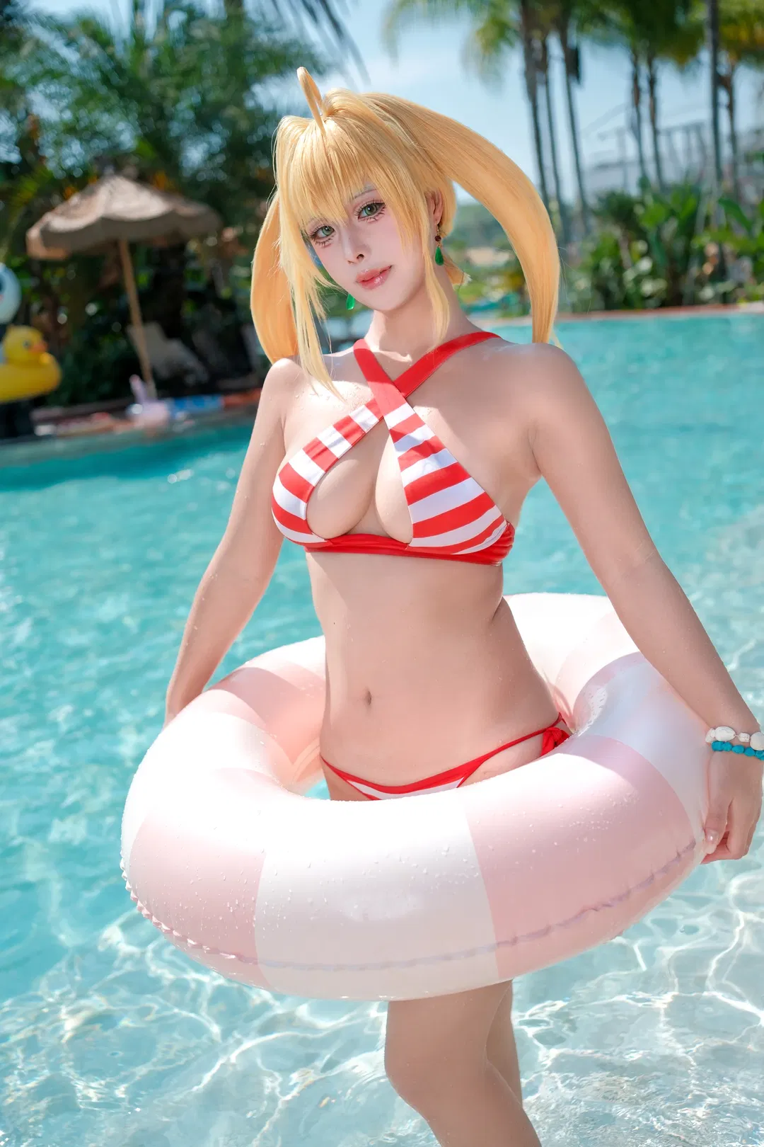 【尼禄cos】FGO泳装尼禄的夏日实景拍摄 - 第 2 张