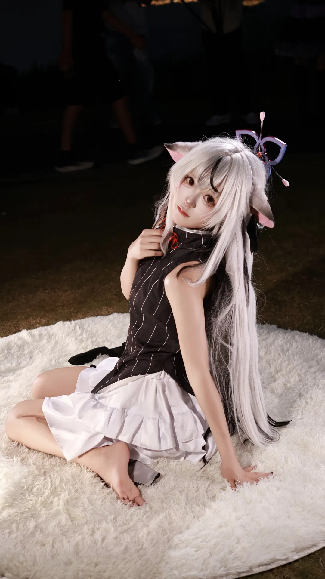 【春原心奈cos】蔚蓝档案夜景甜妹出片记录 - 第 1 张