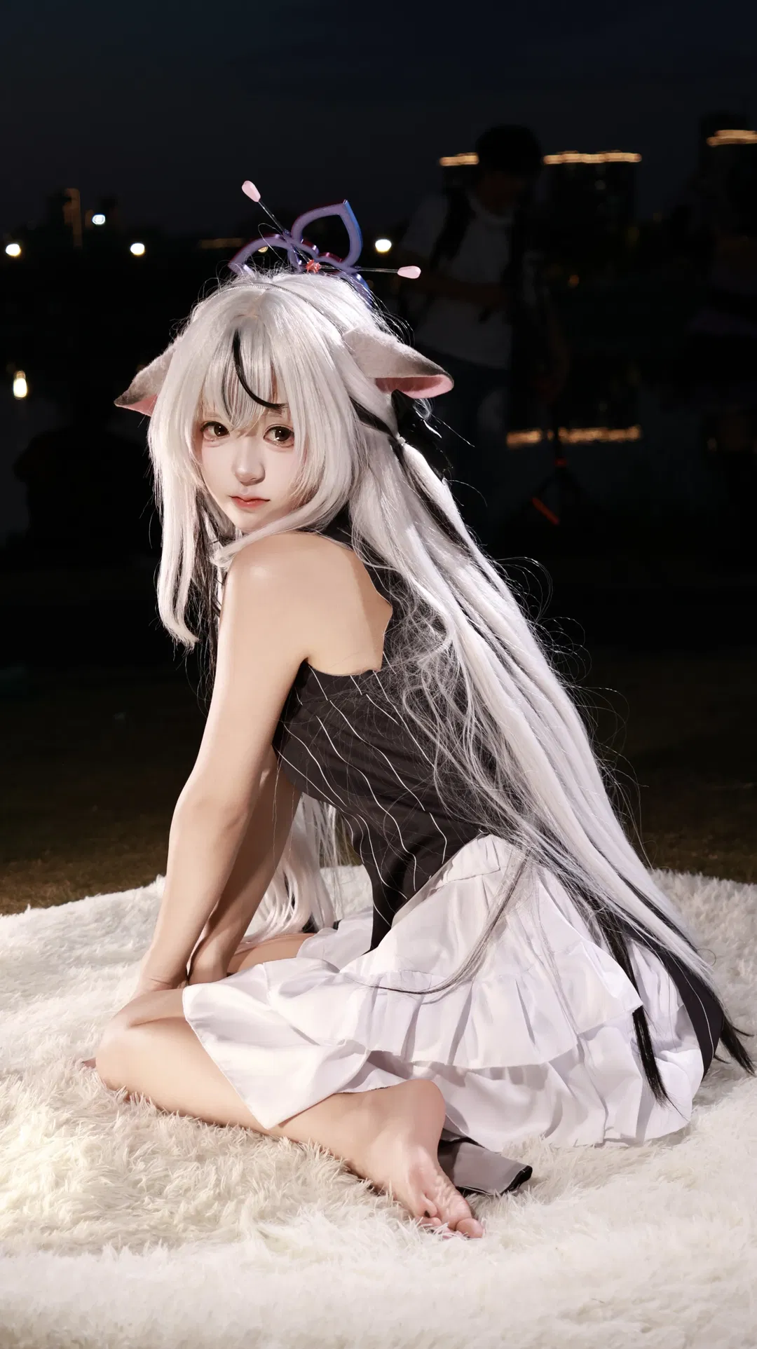 【春原心奈cos】蔚蓝档案夜景甜妹出片记录 - 第 2 张