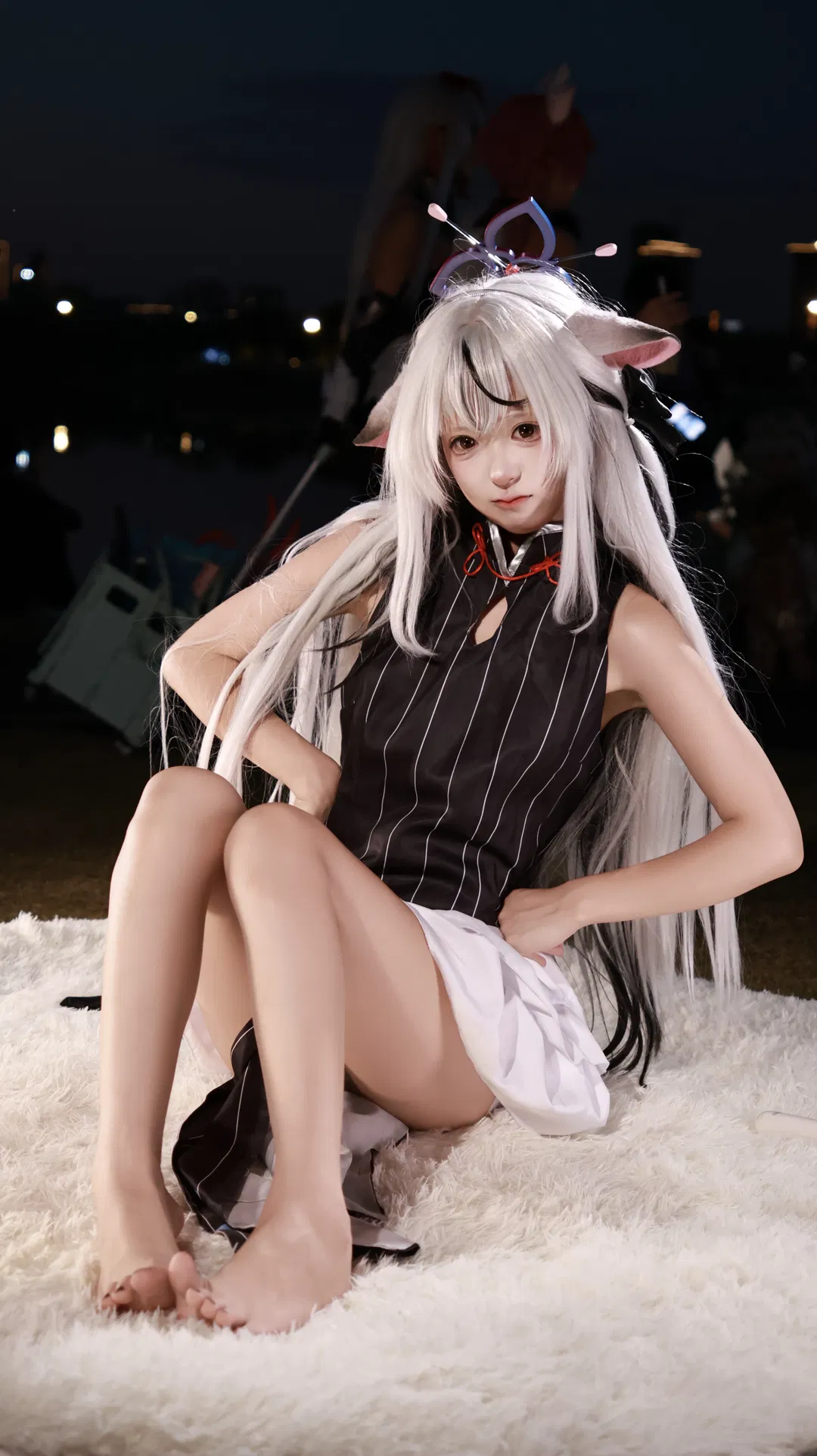 【春原心奈cos】蔚蓝档案夜景甜妹出片记录 - 第 3 张