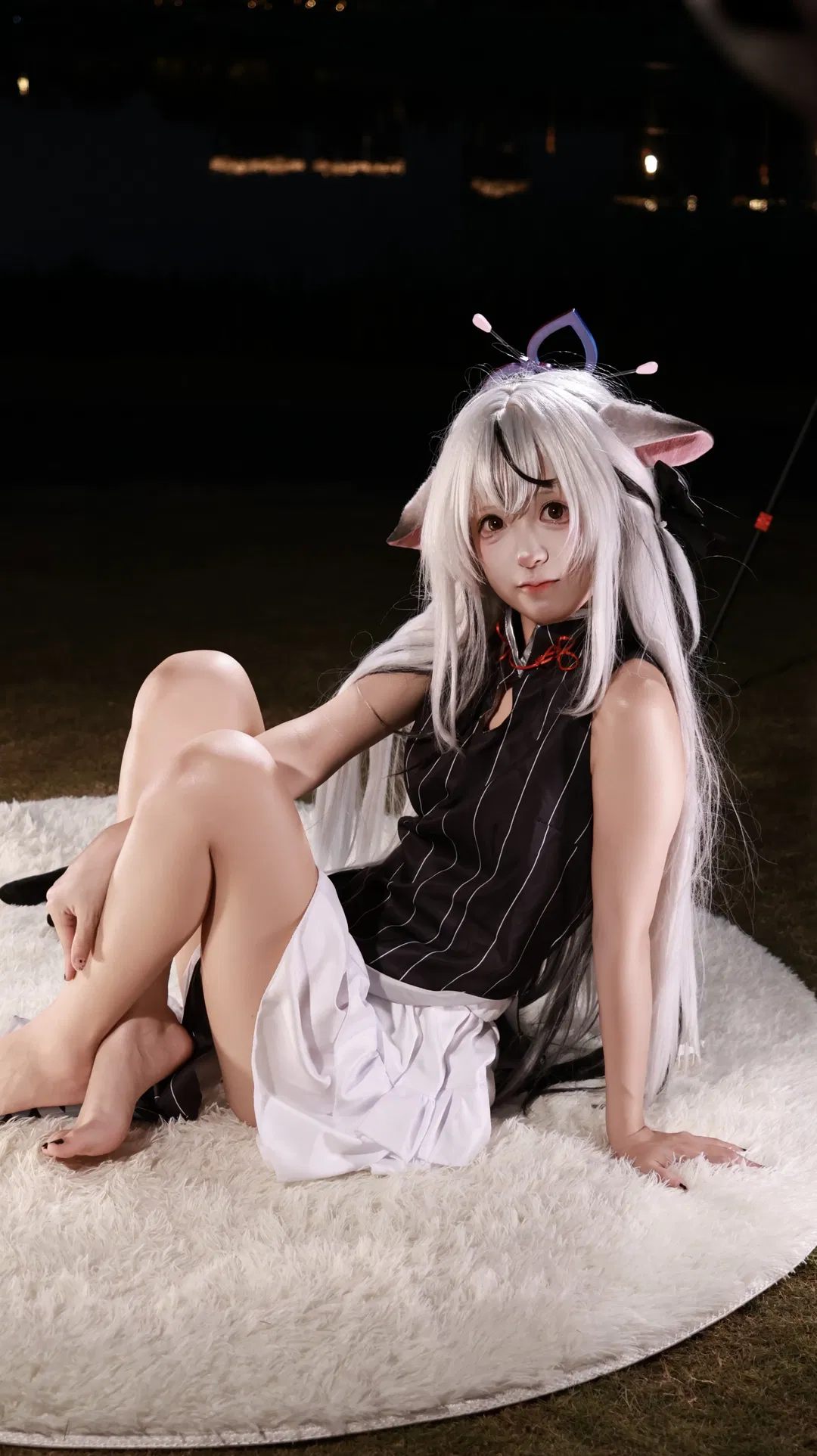 【春原心奈cos】蔚蓝档案夜景甜妹出片记录 - 第 4 张